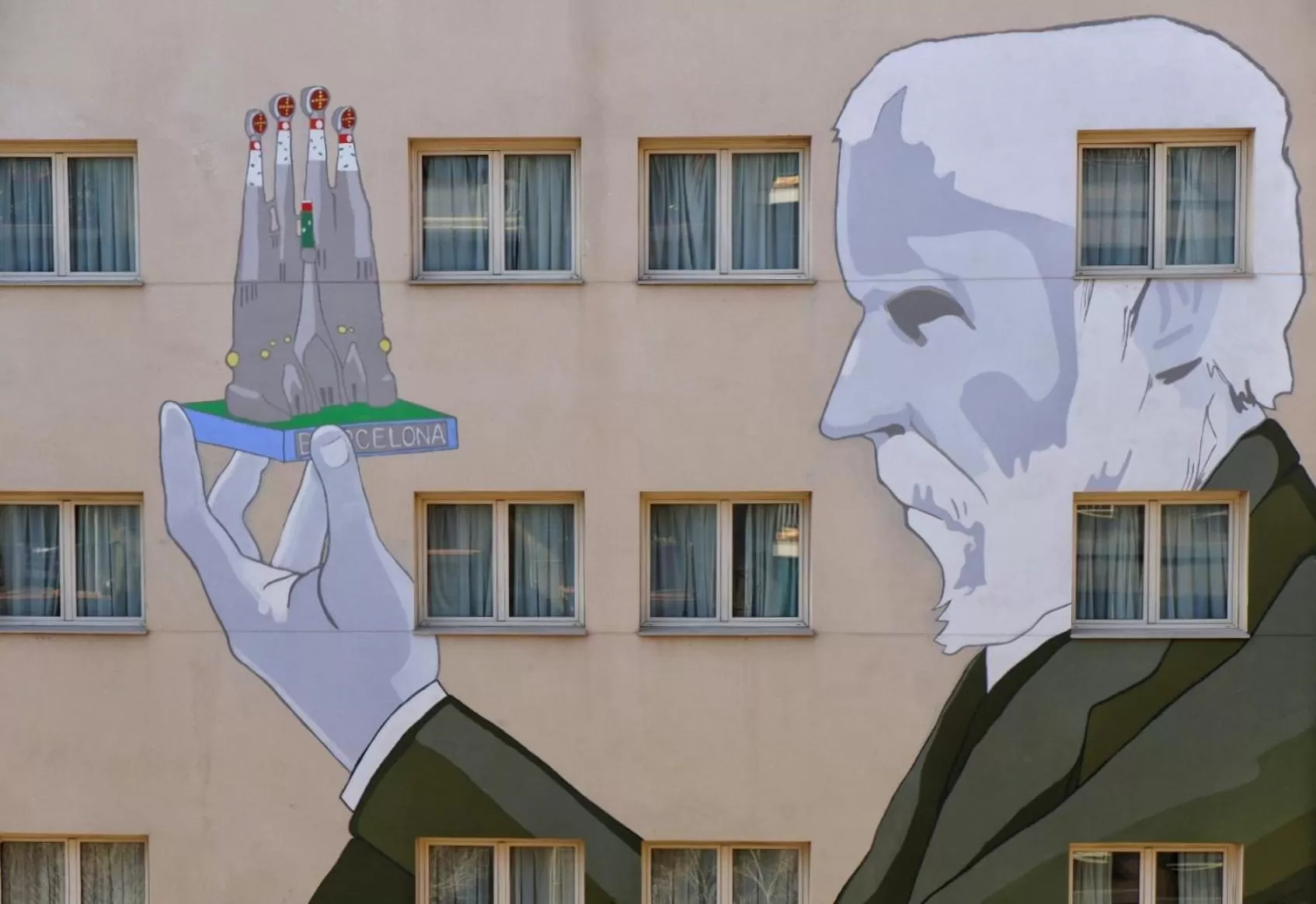 Facade/entrance in Hotel Sagrada Familia