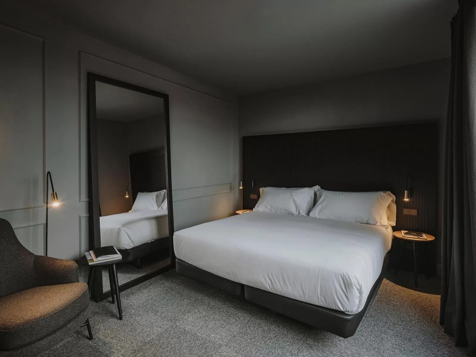 Bed in El Môderne Hotel