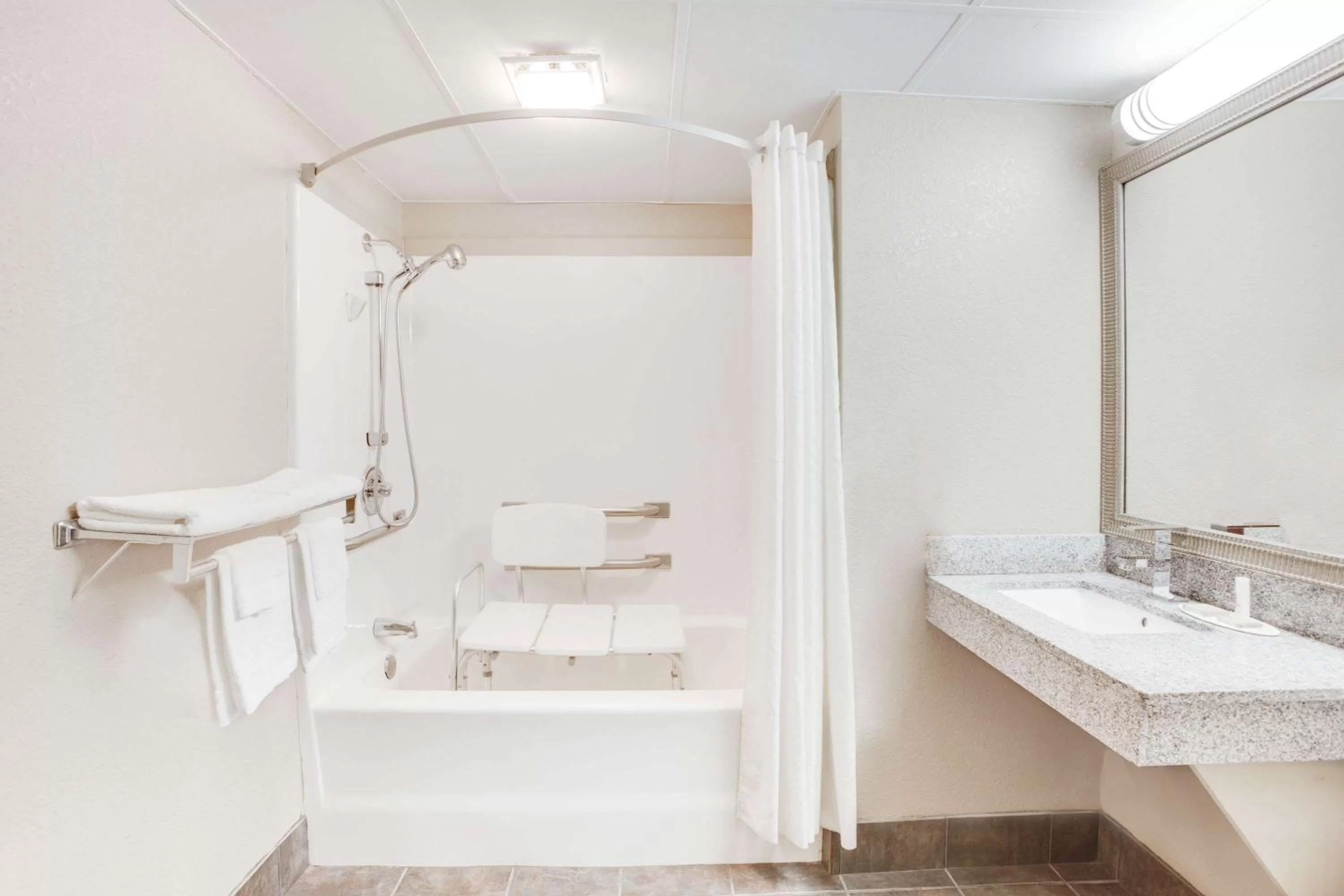 Bathroom in Super 8 by Wyndham Morrilton