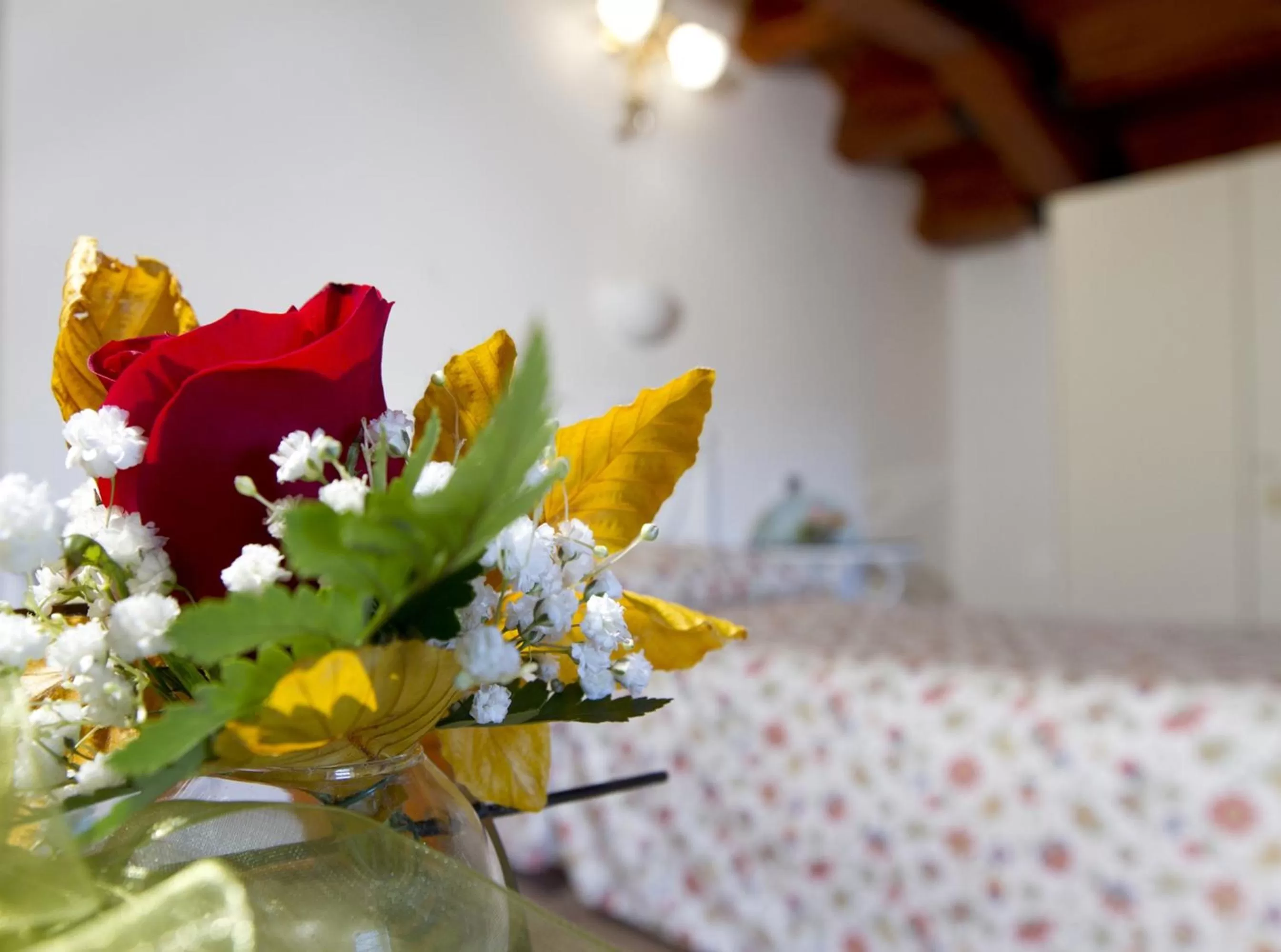 Decorative detail, Bed in Villa Scalabrini