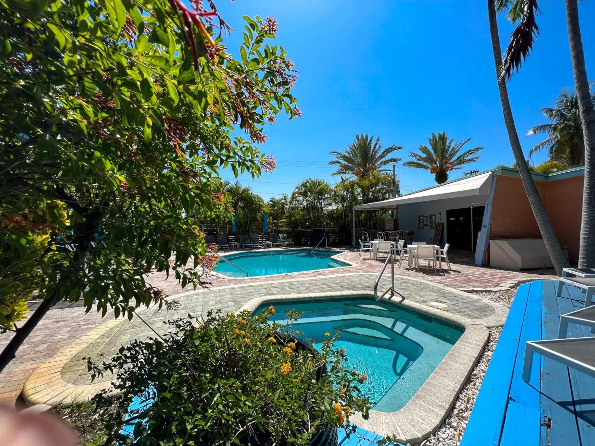 Swimming pool in Victoria Park Hotel