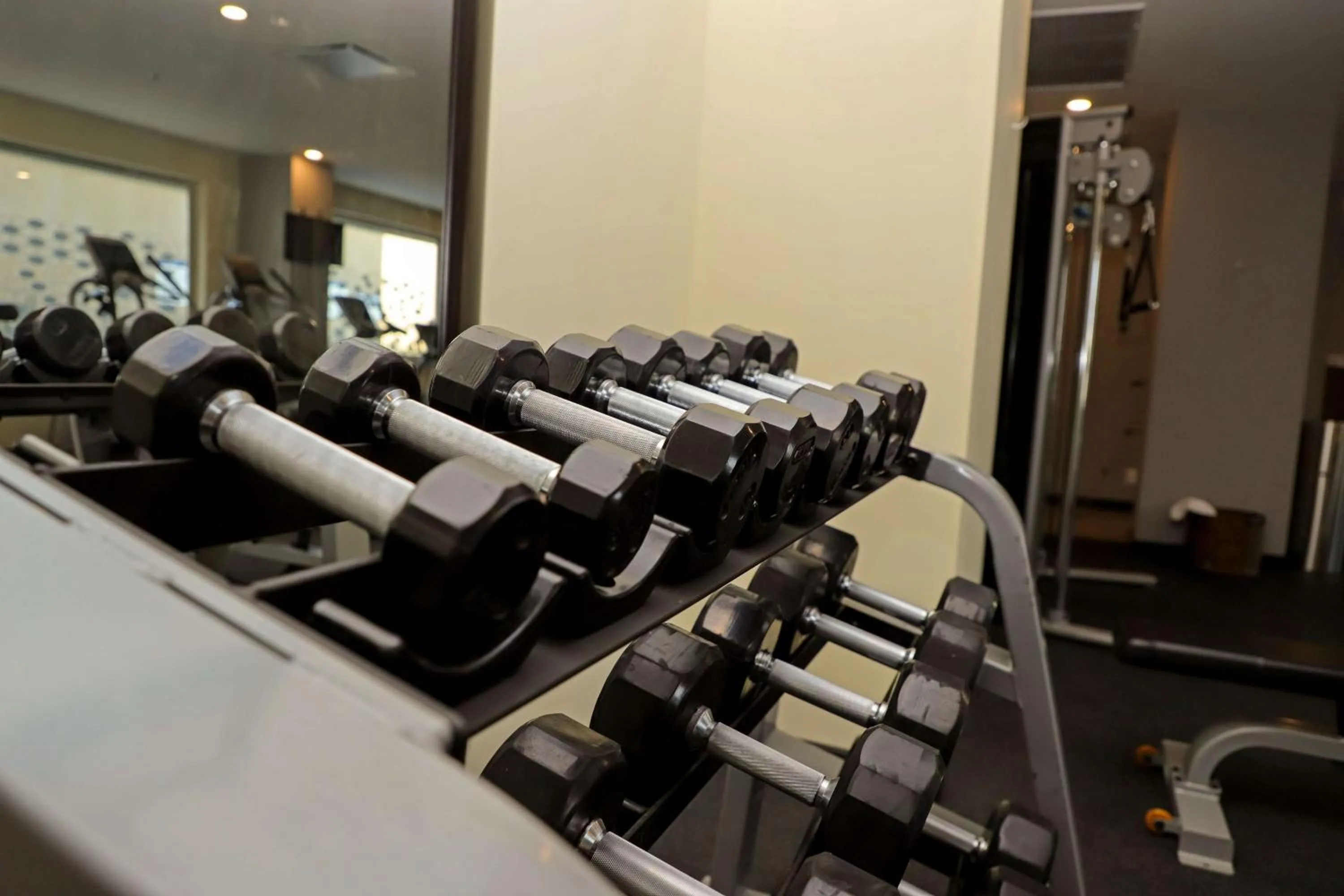 Fitness centre/facilities in Hampton Inn by Hilton Irapuato