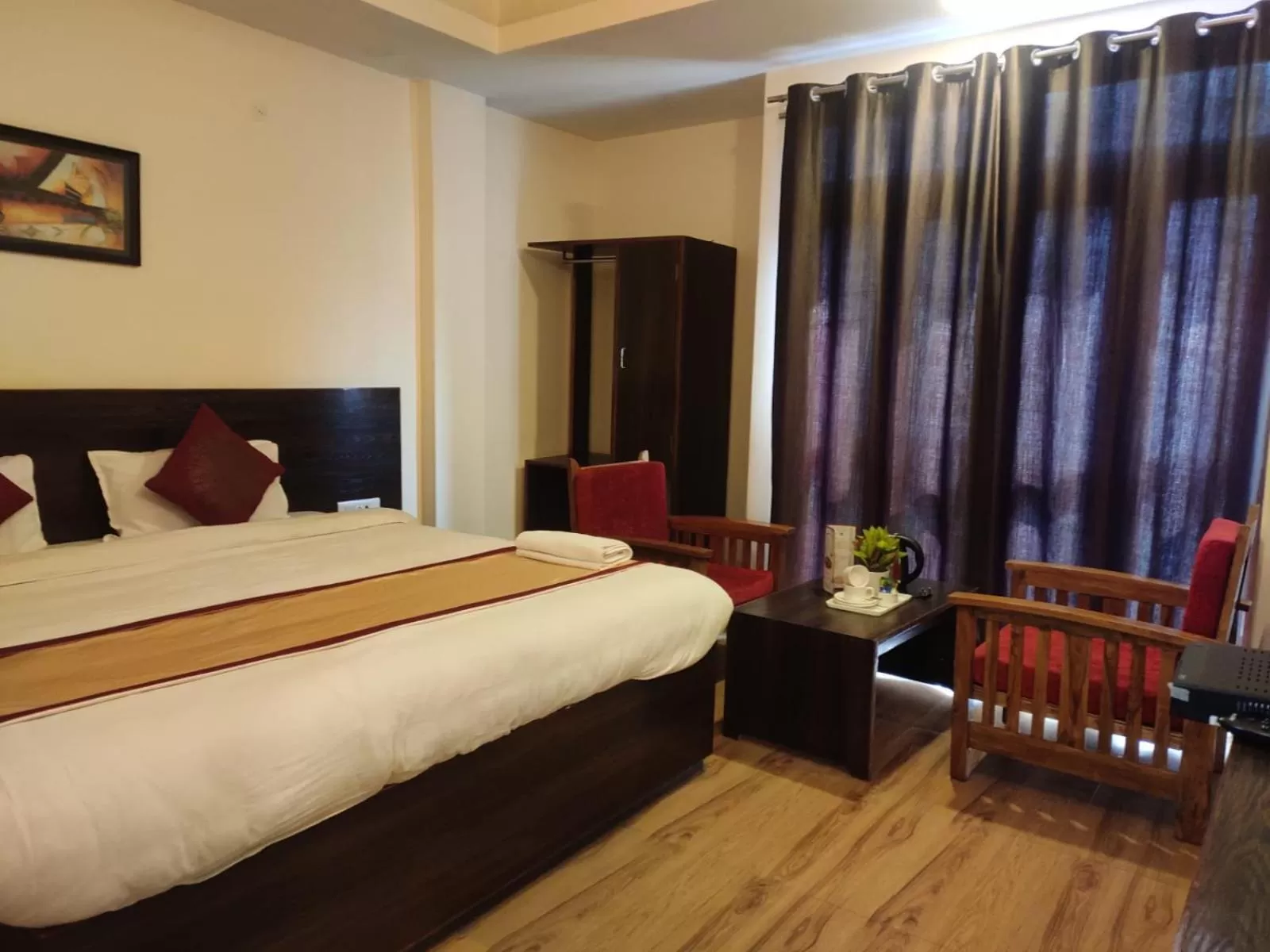 Bed in Hotel The Narayani Continental