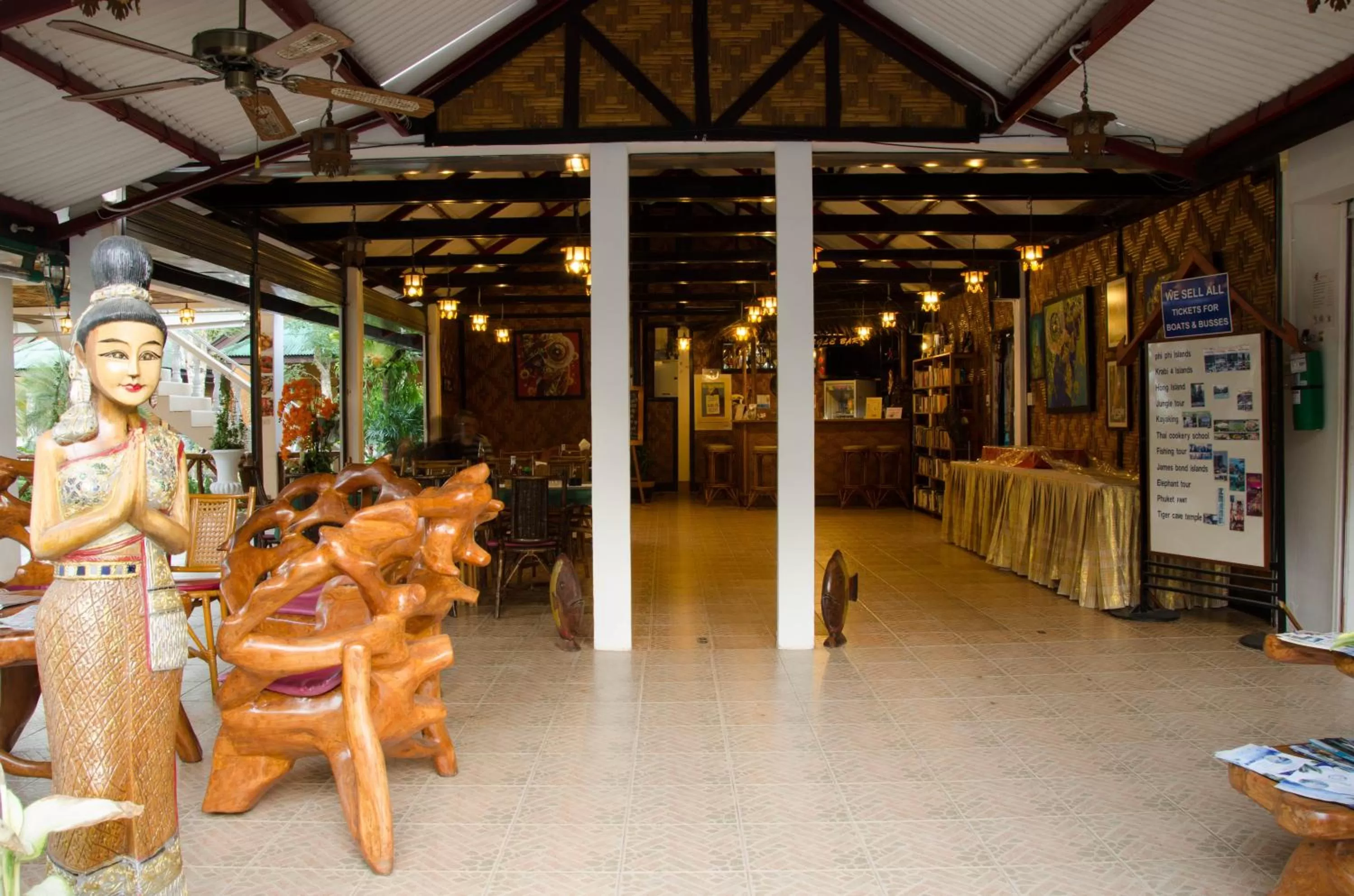 Restaurant/places to eat in Jungle Village Bungalow