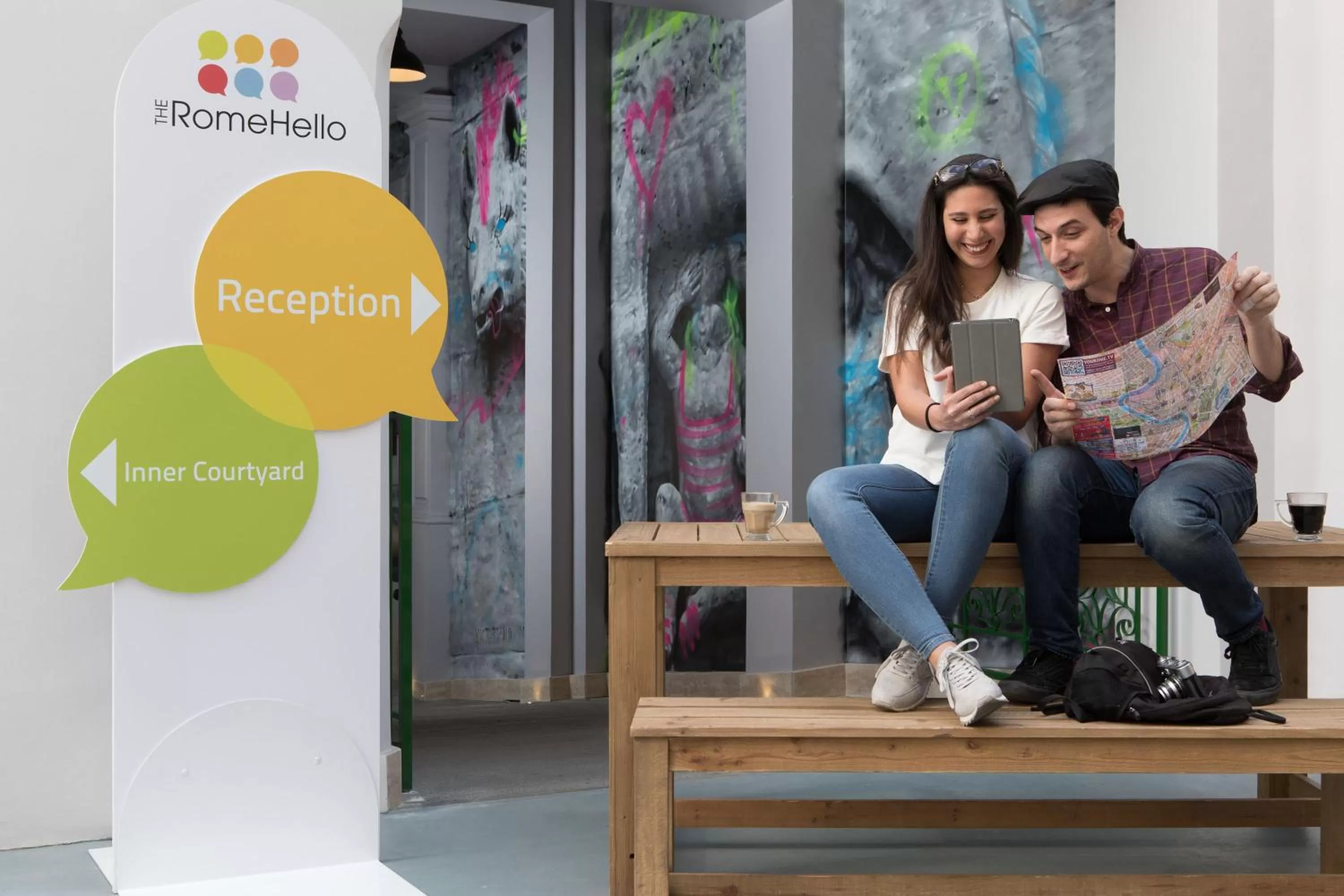 Patio in The RomeHello