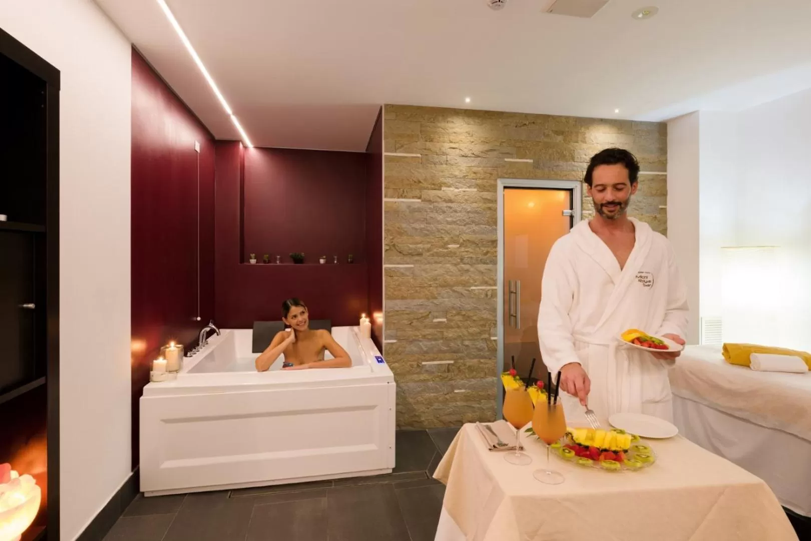 Spa and wellness centre/facilities, Bed in Hotel Mioni Royal San