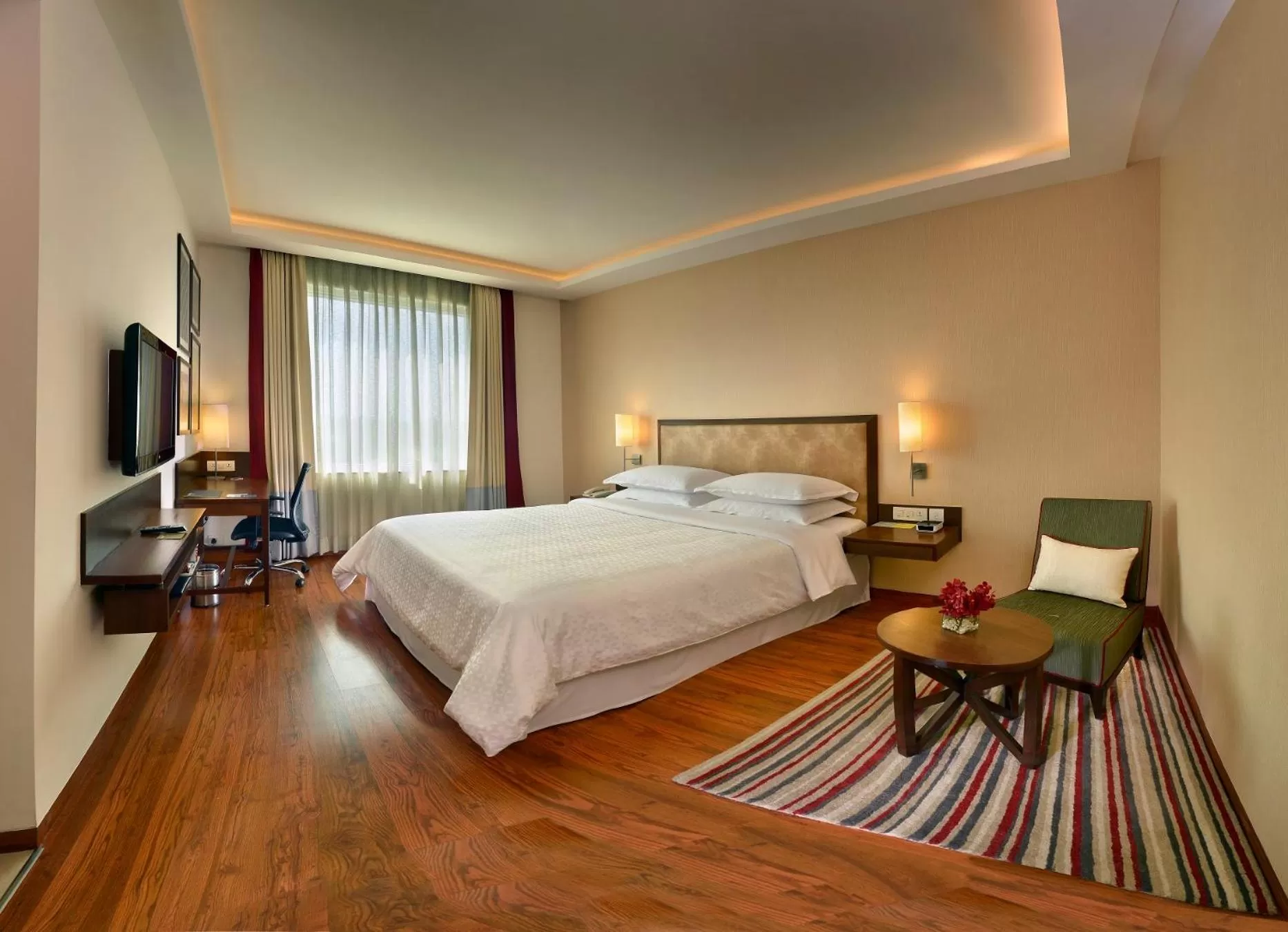 Bedroom, Bed in Four Points by Sheraton New Delhi, Airport Highway