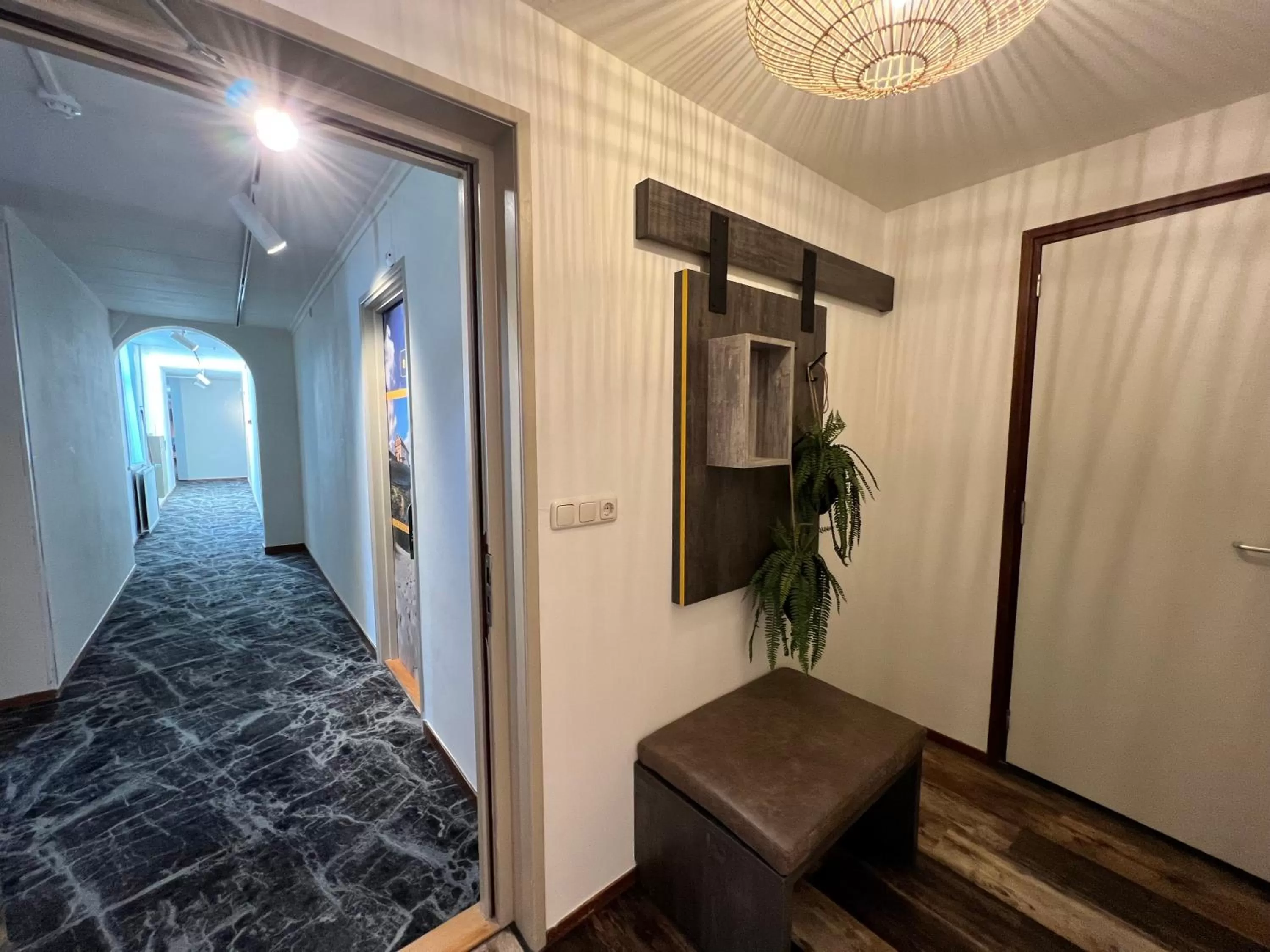 Decorative detail, Bed in Hotel Nap