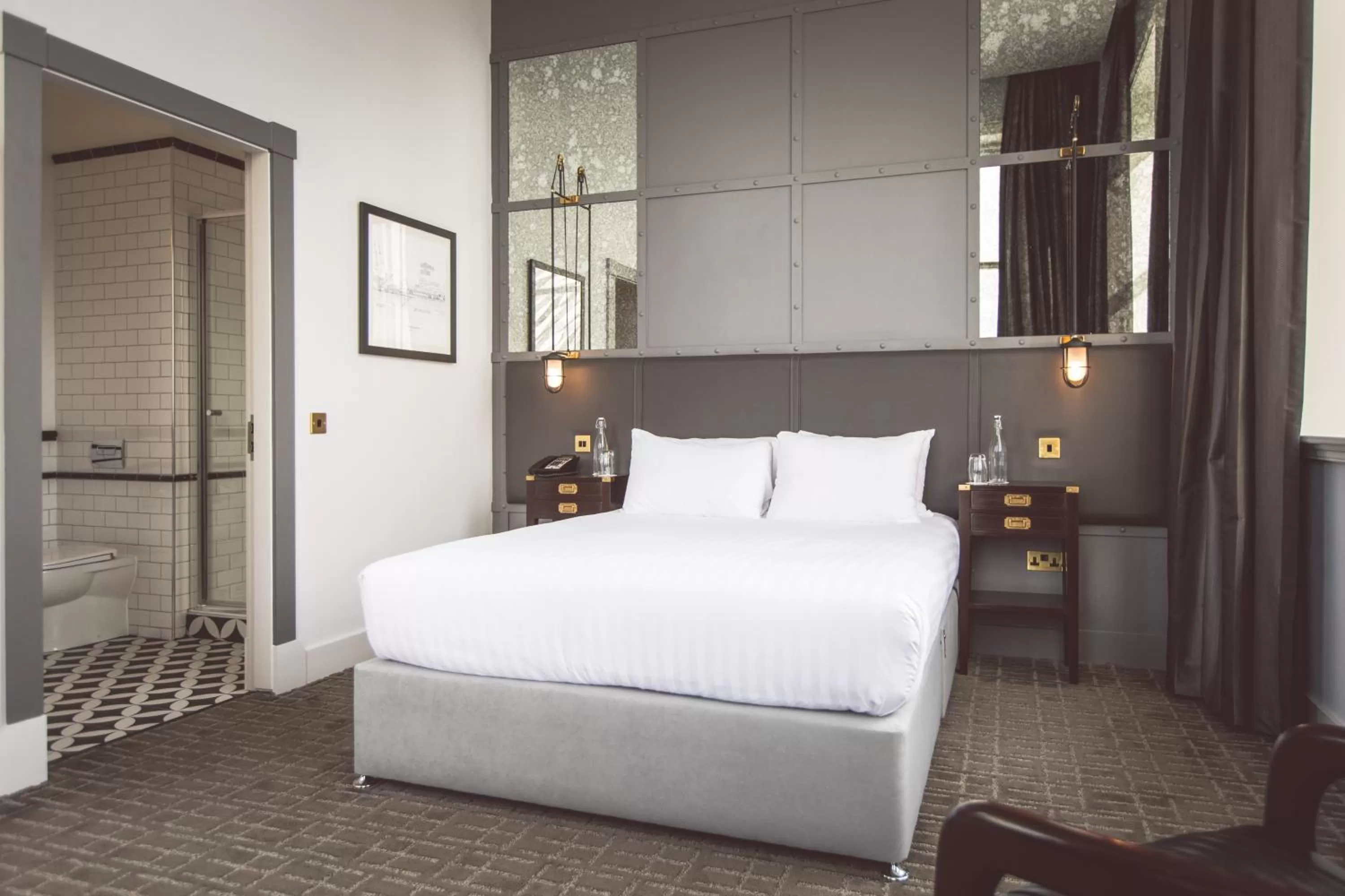 Bed in Titanic Hotel Belfast