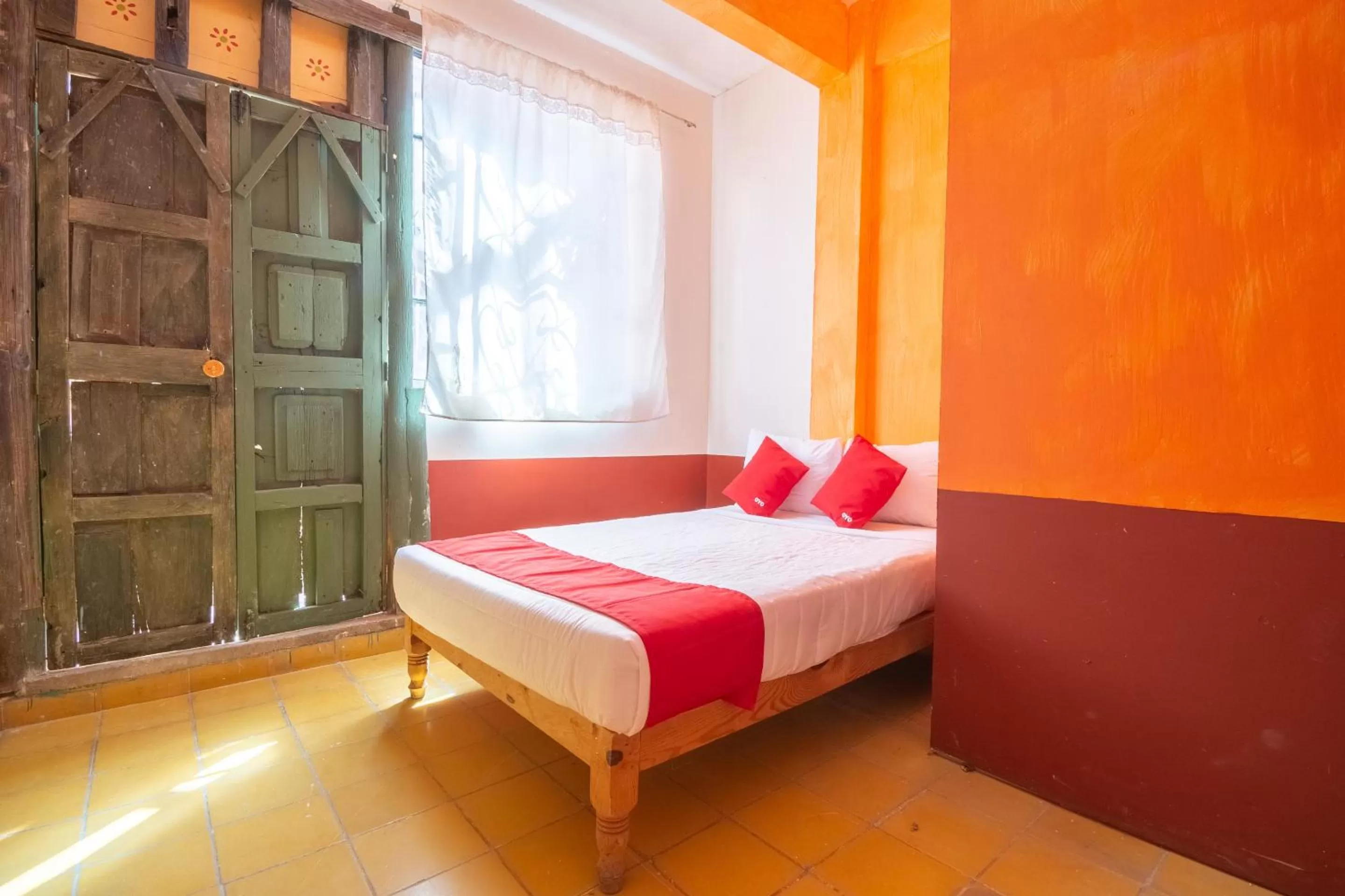 Bedroom in OYO Hotel Meson de la Concepcion