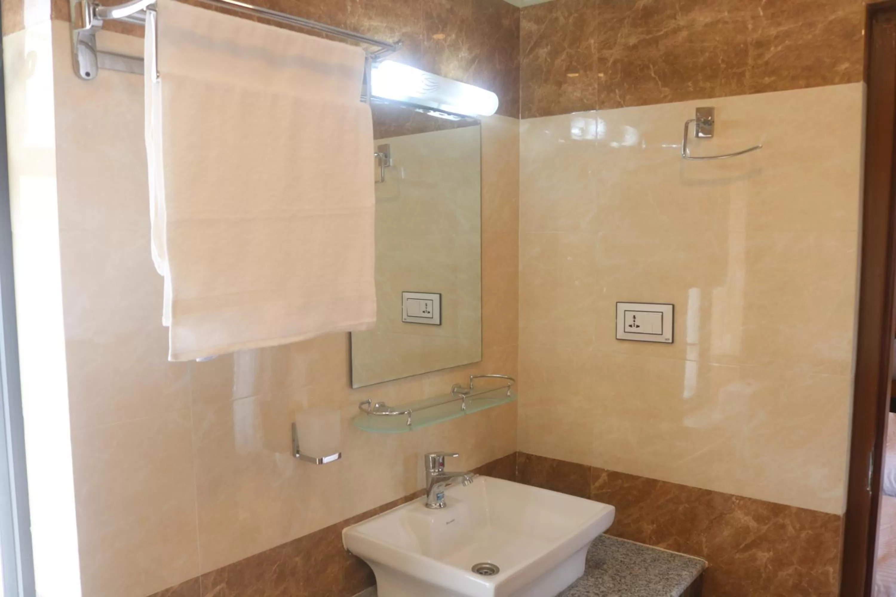 Bathroom in Hotel Family Ties Pvt. Ltd.