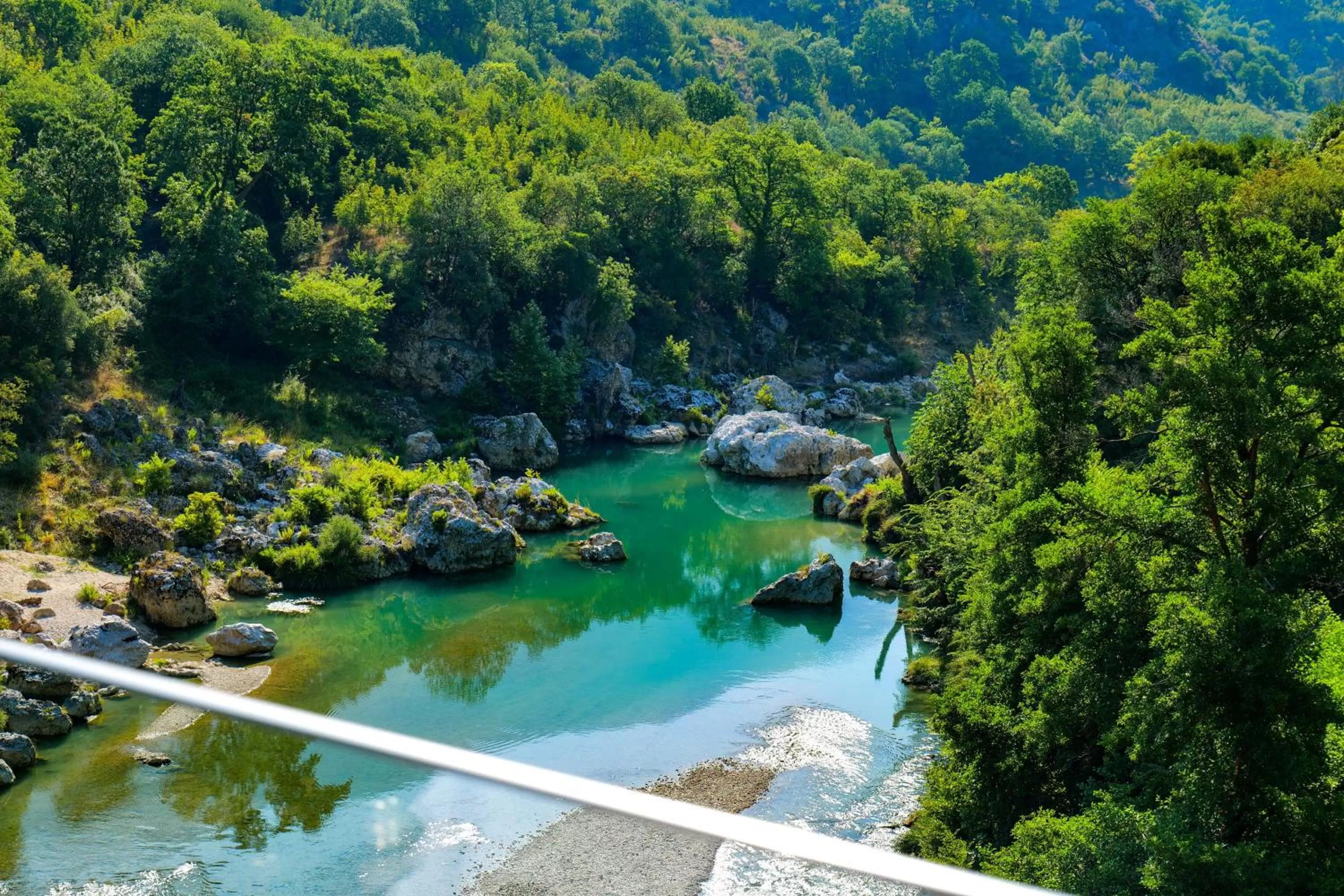 Spring, Bird's-eye View in Hotel Uji Ftohte Tepelene