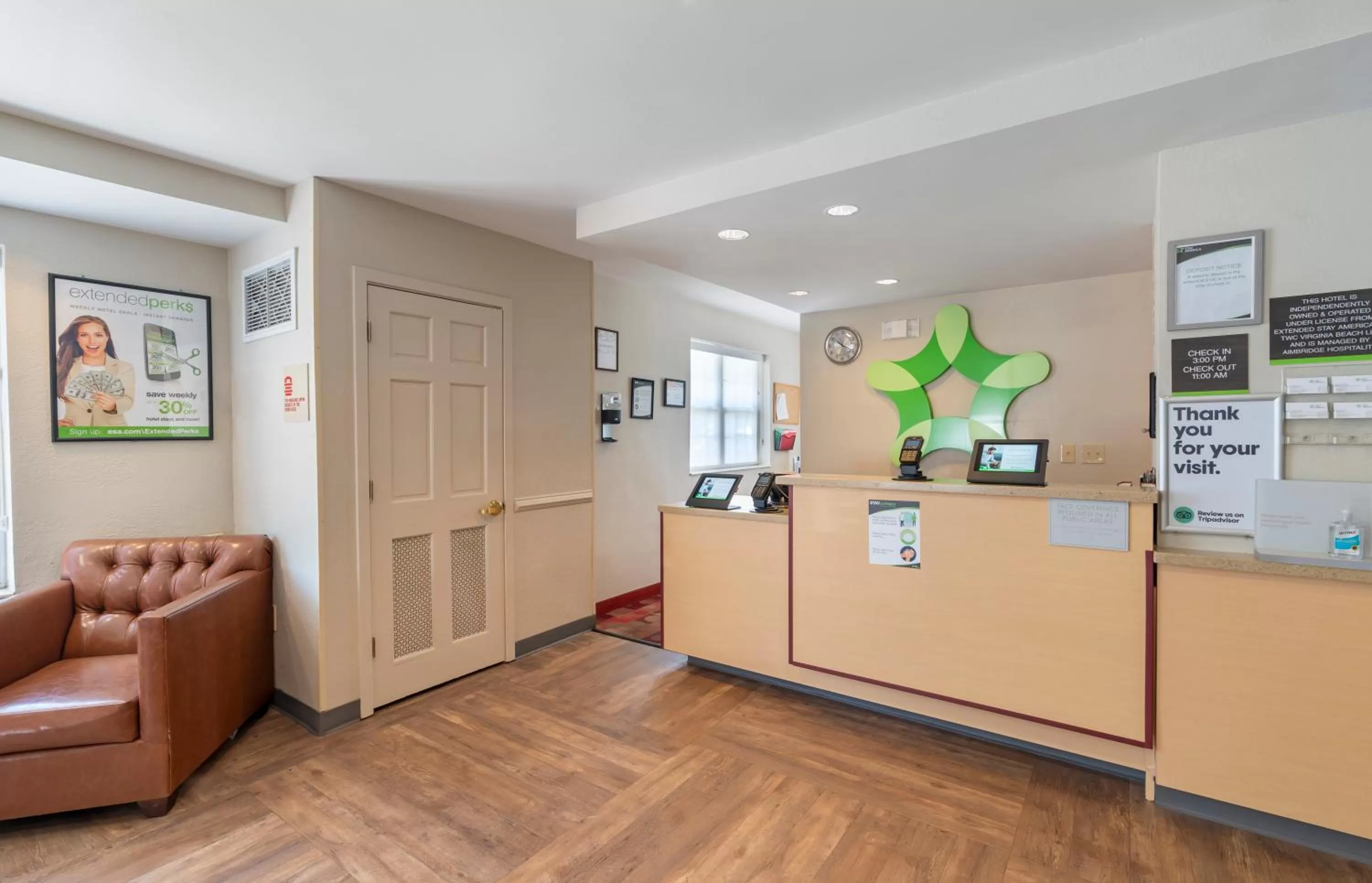 Lobby or reception in Extended Stay America Suites - Norfolk - Virginia Beach