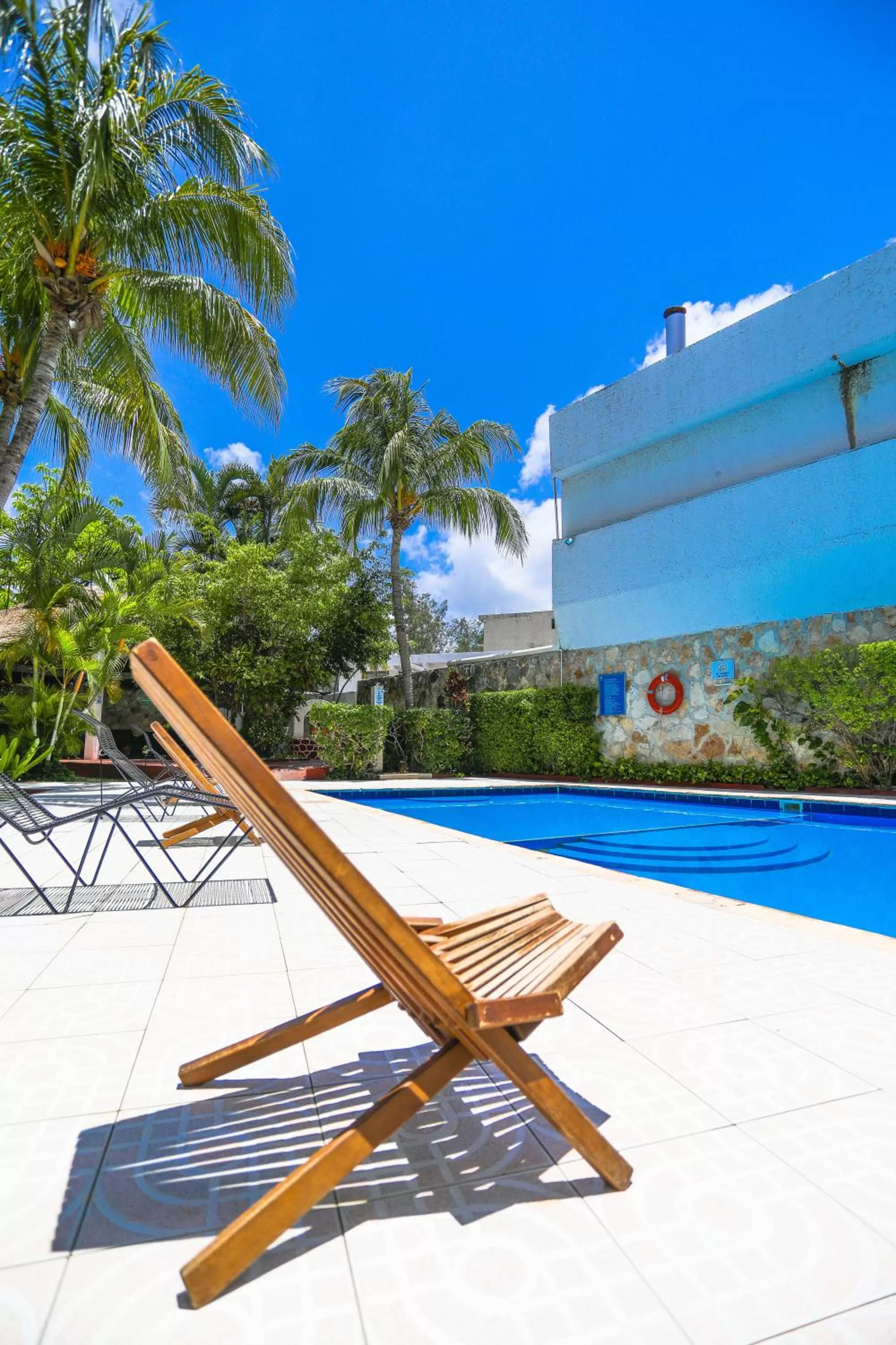 sunbed in Hotel Caribe Internacional Cancun