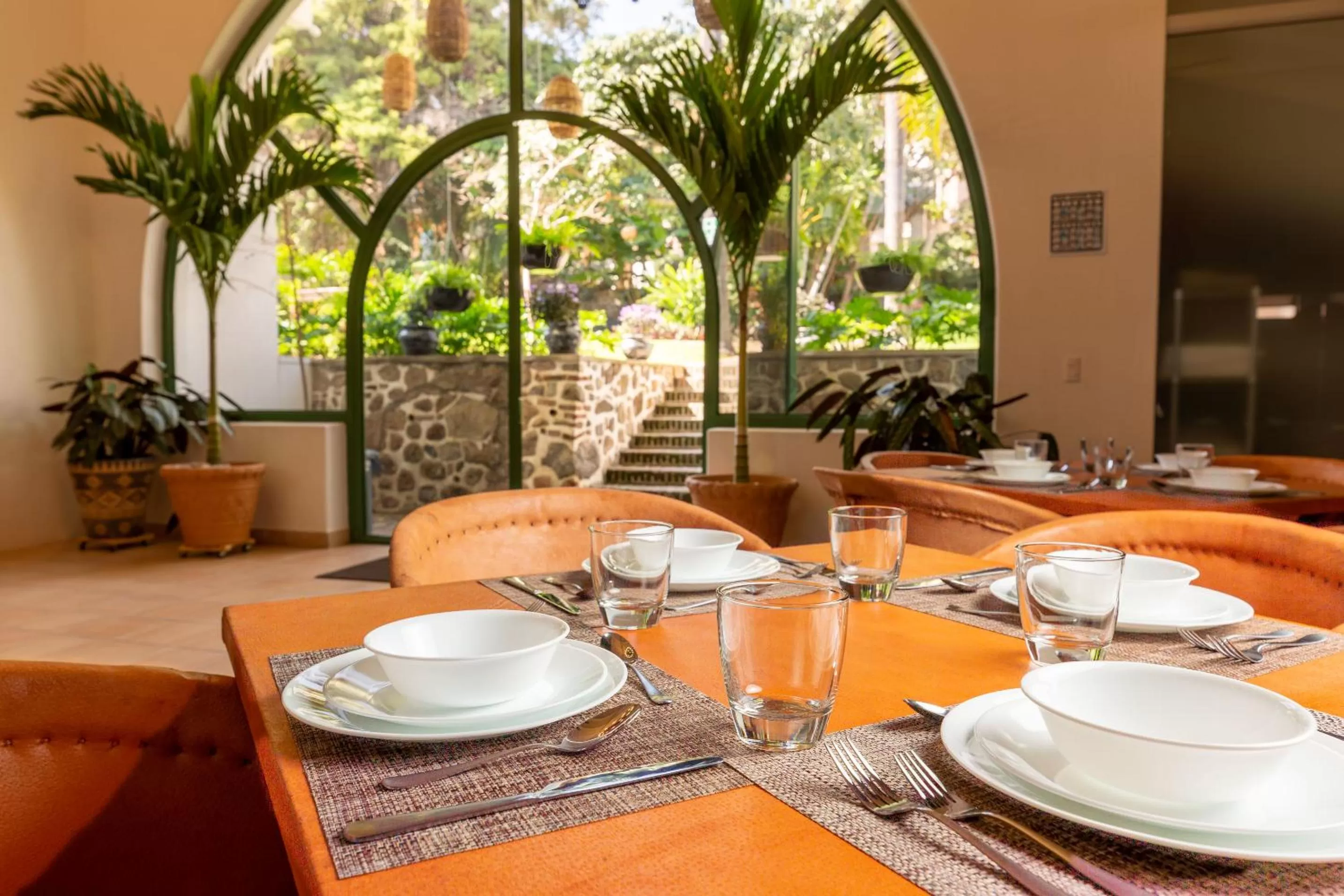 Dining area in Plaza Chapala Hotel