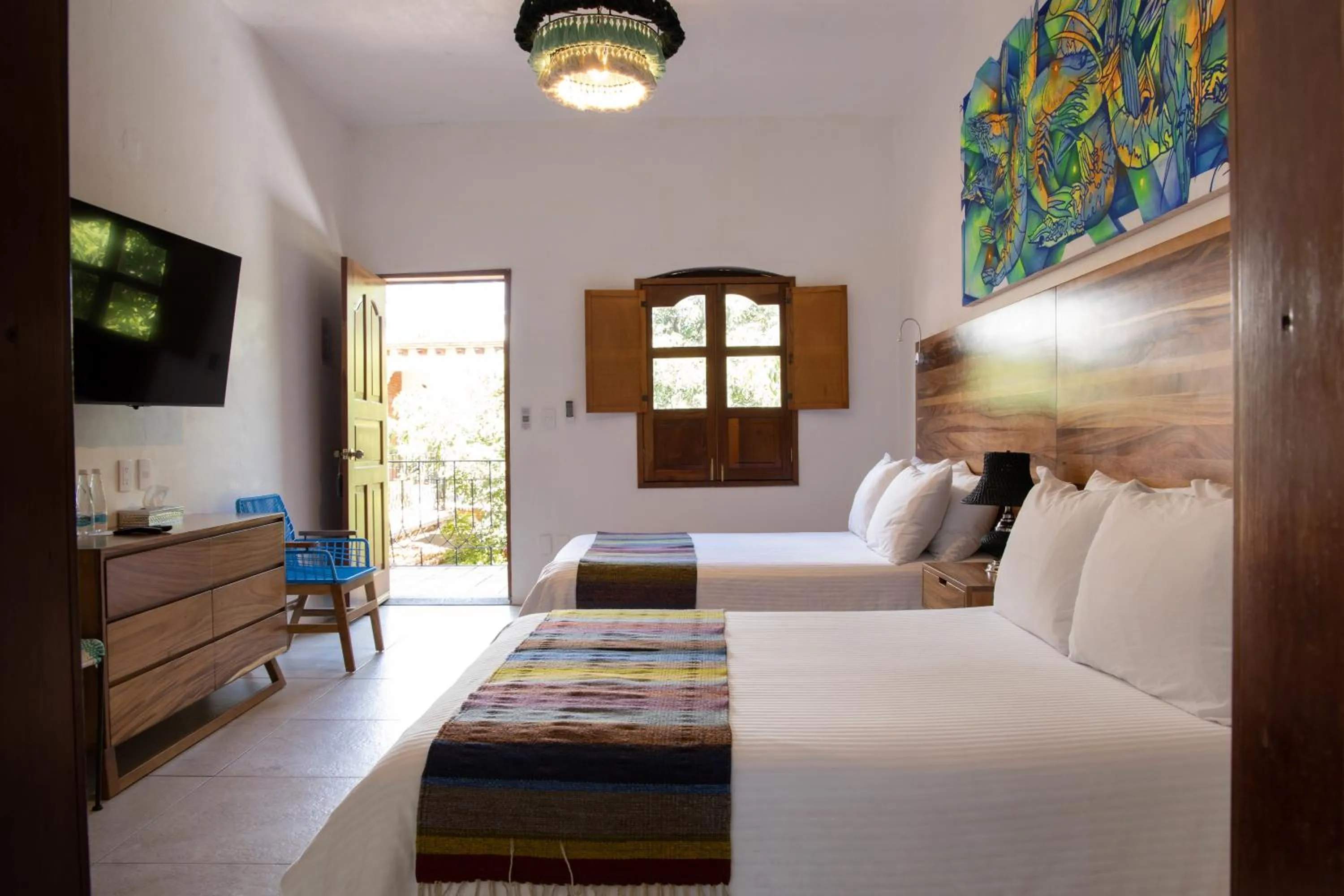 Bedroom, Bed in NaNa Vida Hotel Oaxaca