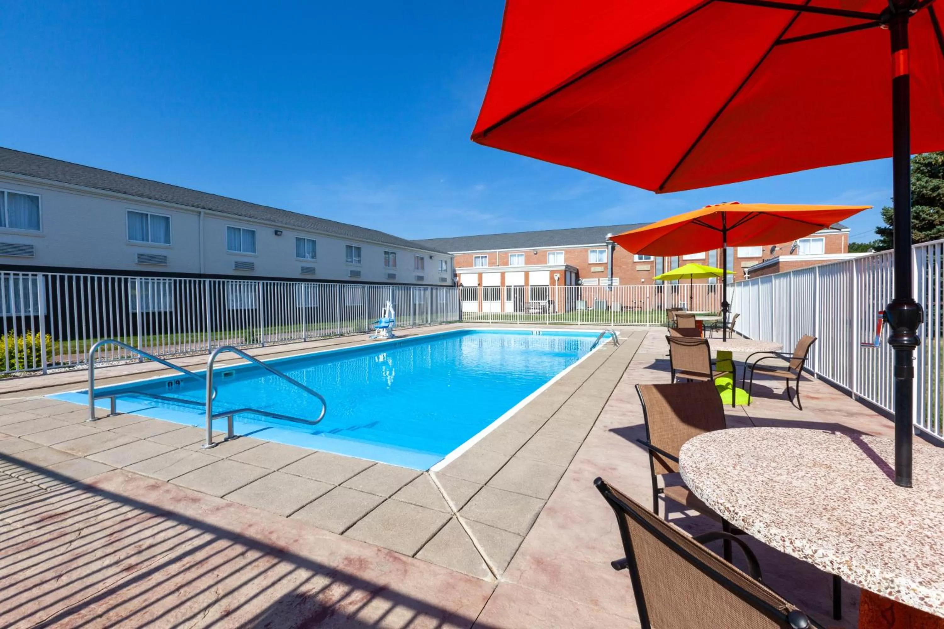 Swimming pool in Days Inn by Wyndham Sandusky Cedar Point