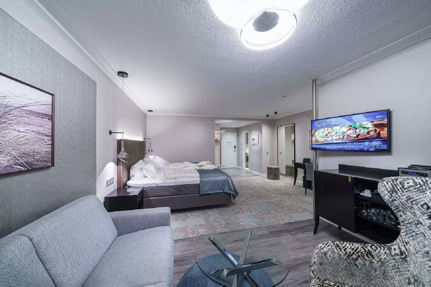 Bed in Strandhotel Duhnen