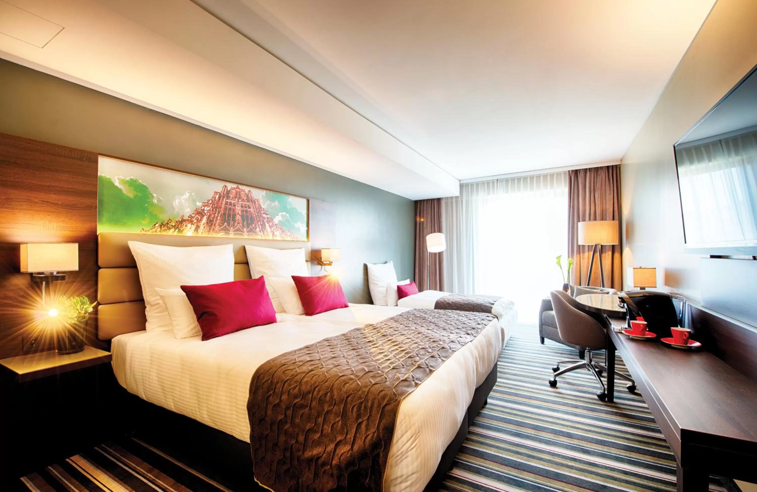 Photo of the whole room, Bed in Leonardo Royal Hotel Ulm