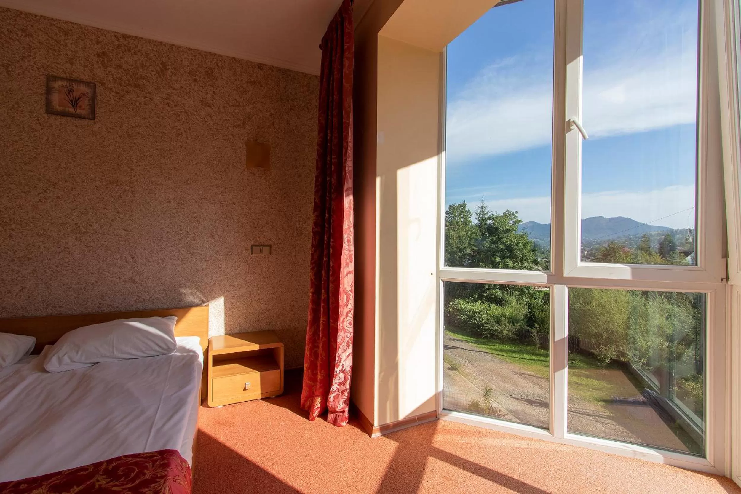 Photo of the whole room, Bed in Terem