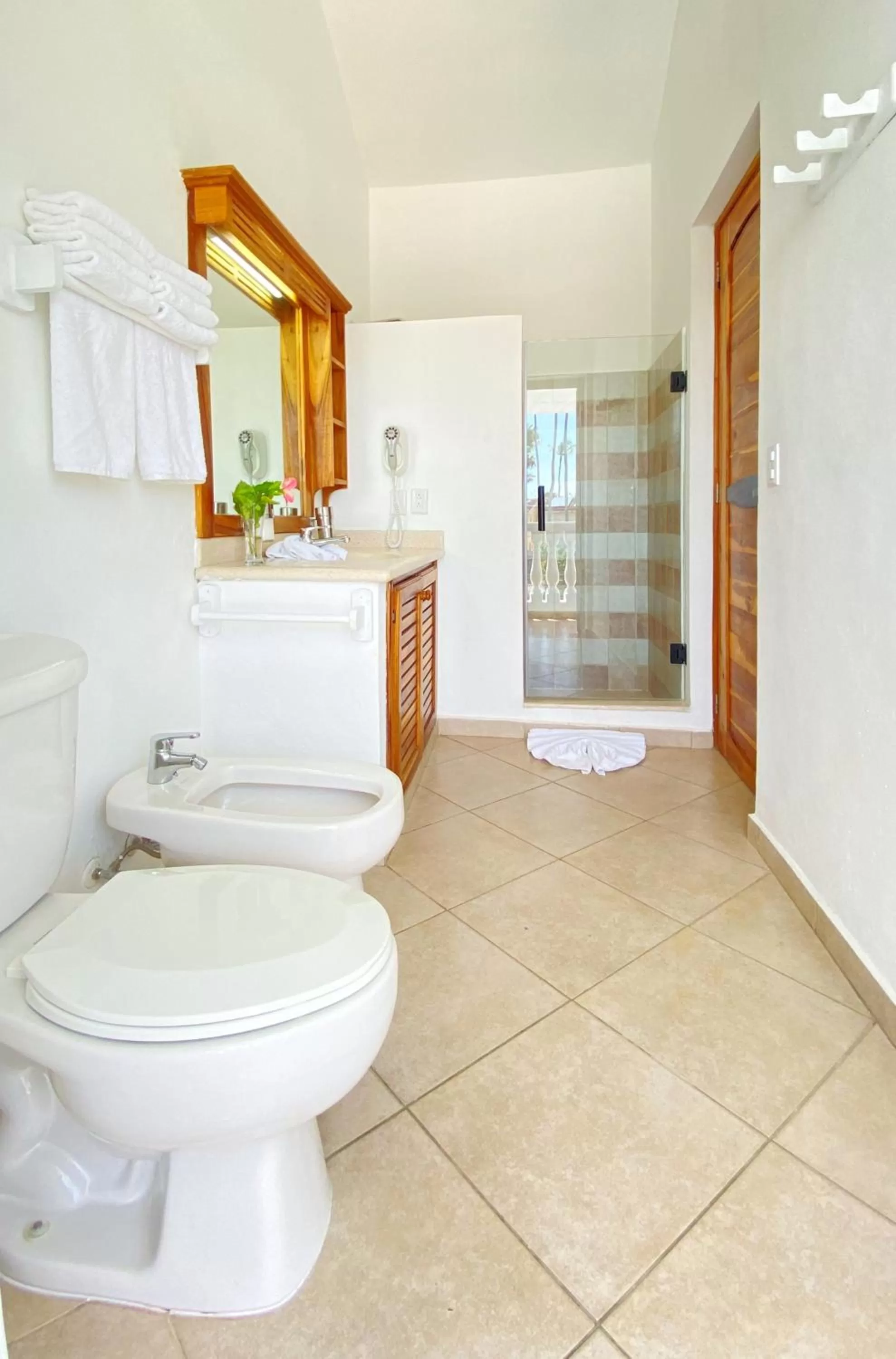 Shower in Albachiara Hotel - Las Terrenas