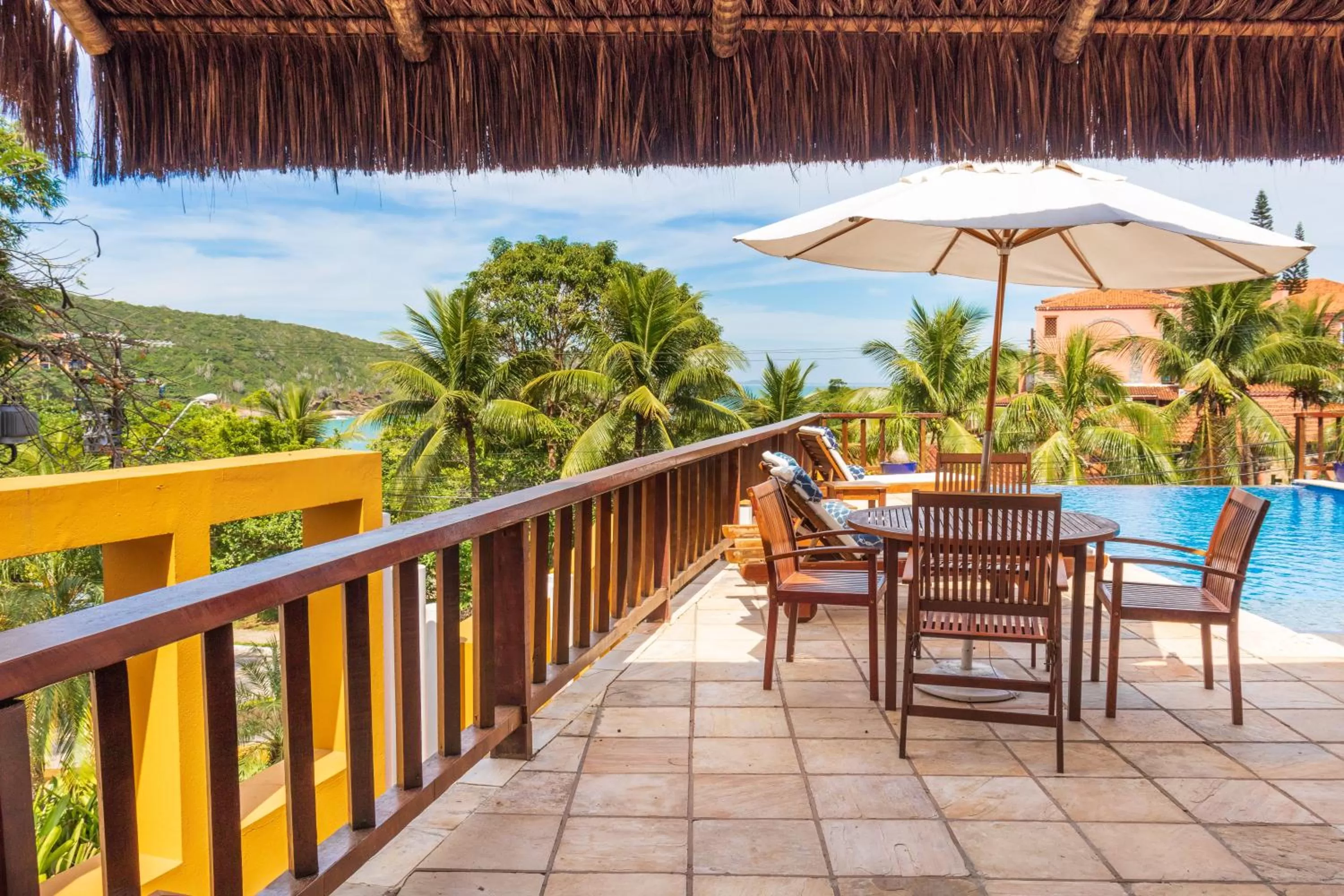 Balcony/Terrace in Bahiamarela Boutique Hotel & SPA