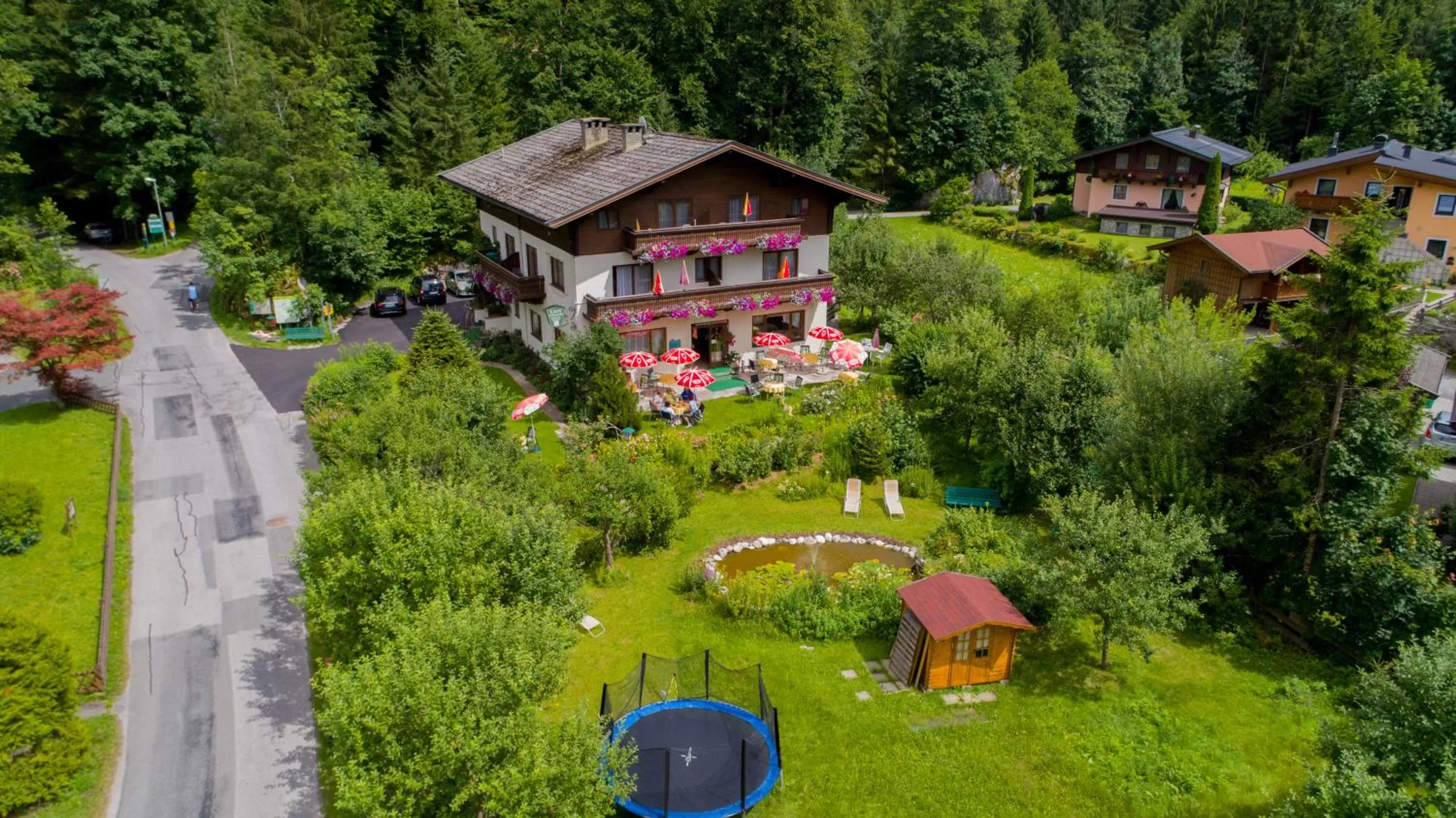 Bird's eye view, Bird's-eye View in Pension Wildental