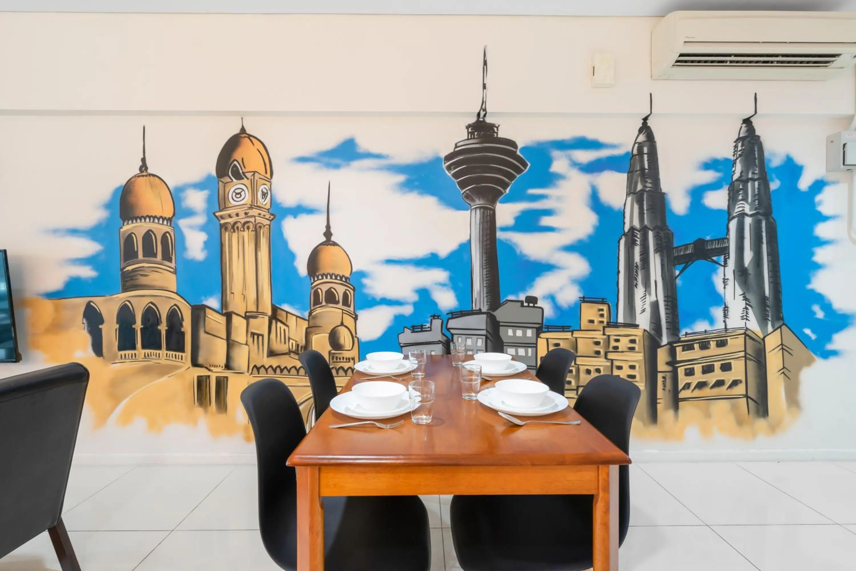 Dining area in Amethyst Dorm KLCC