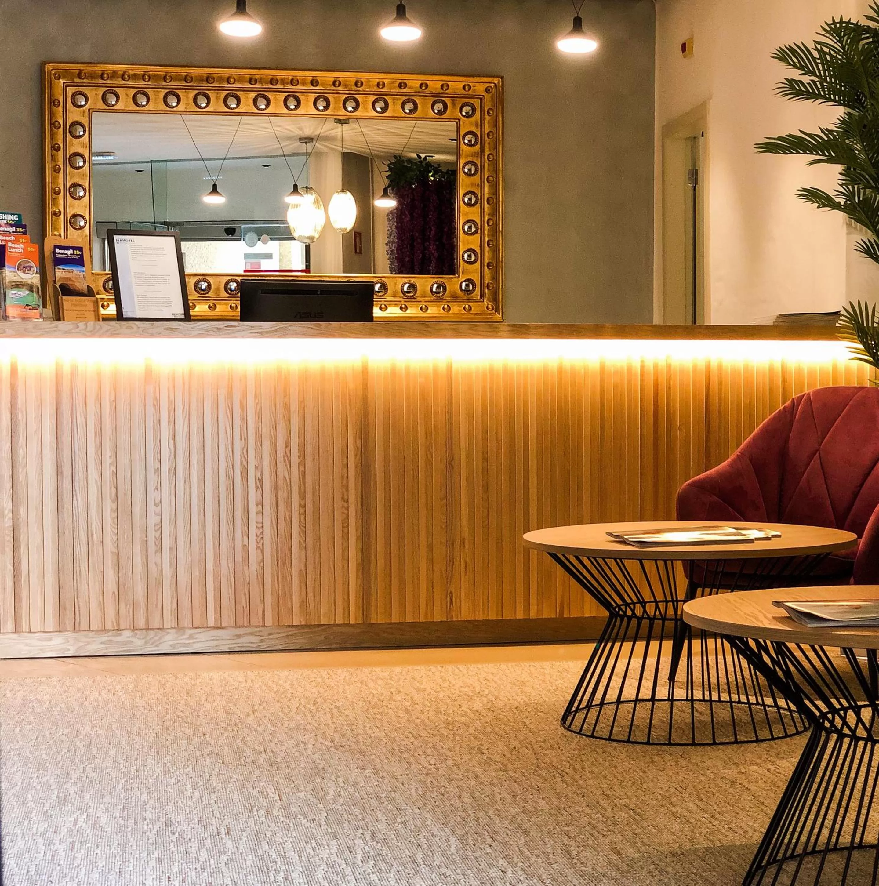 Lobby or reception in Hotel Apartamento Foz Atlantida