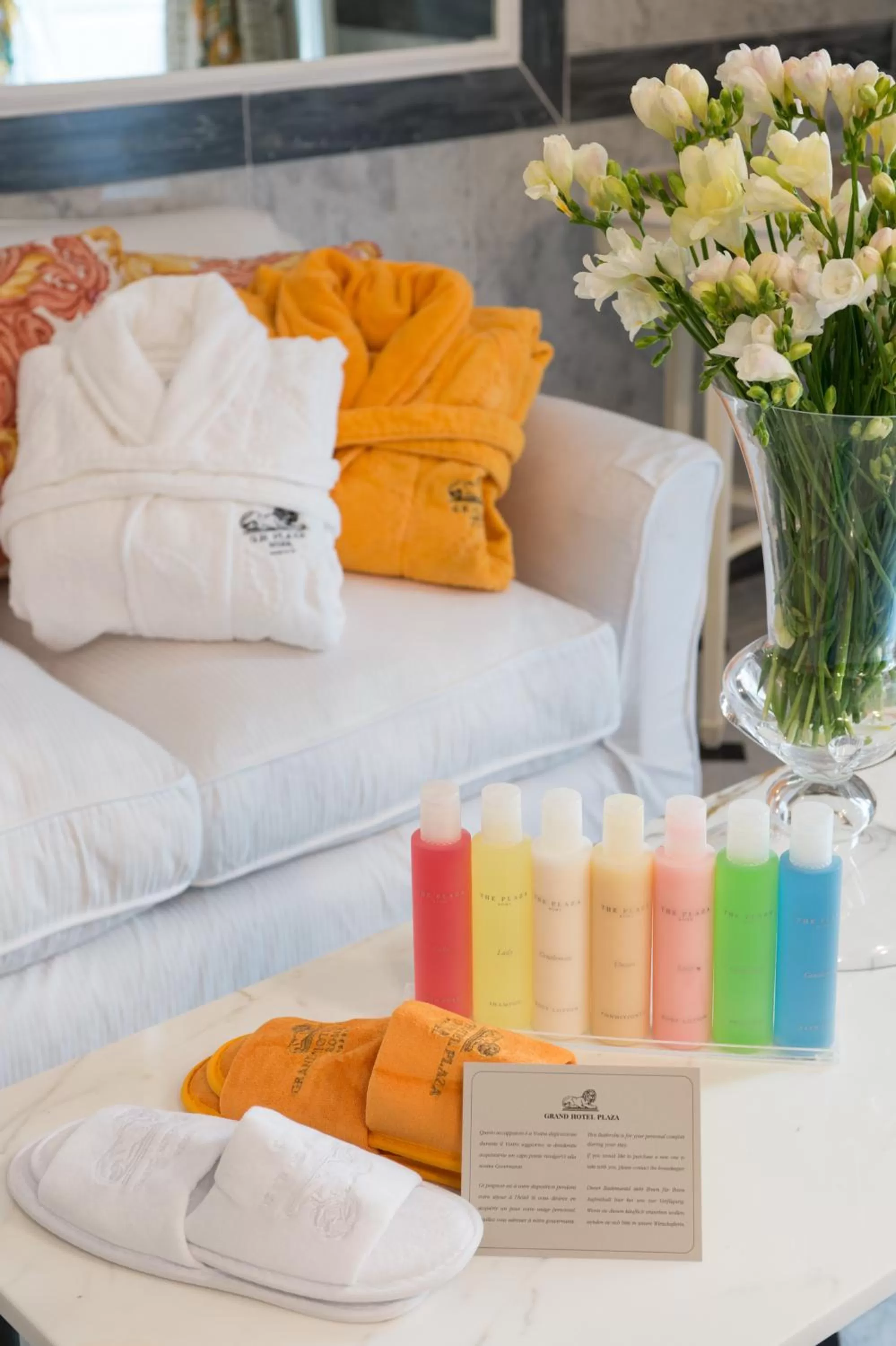 Bathroom, Bed in Grand Hotel Plaza