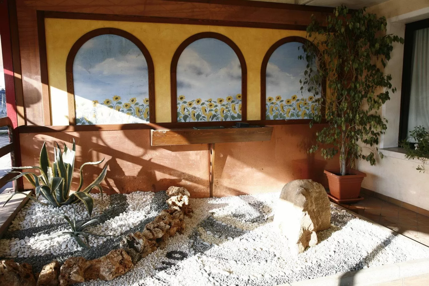 On site in Hotel Ezzelino