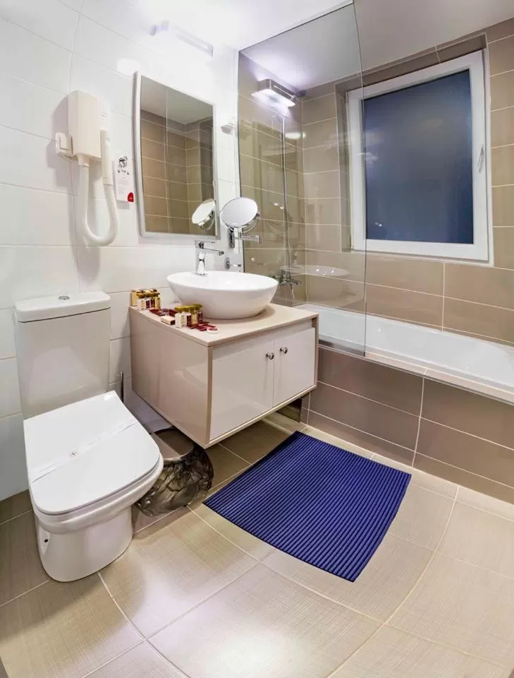 Bathroom in Central Hotel, Fitness and Spa