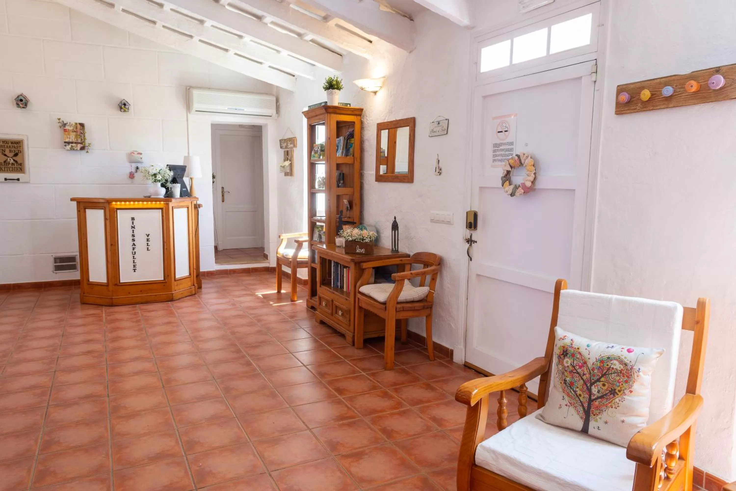 Lobby or reception, Dining Area in Agroturismo Binissafullet Vell