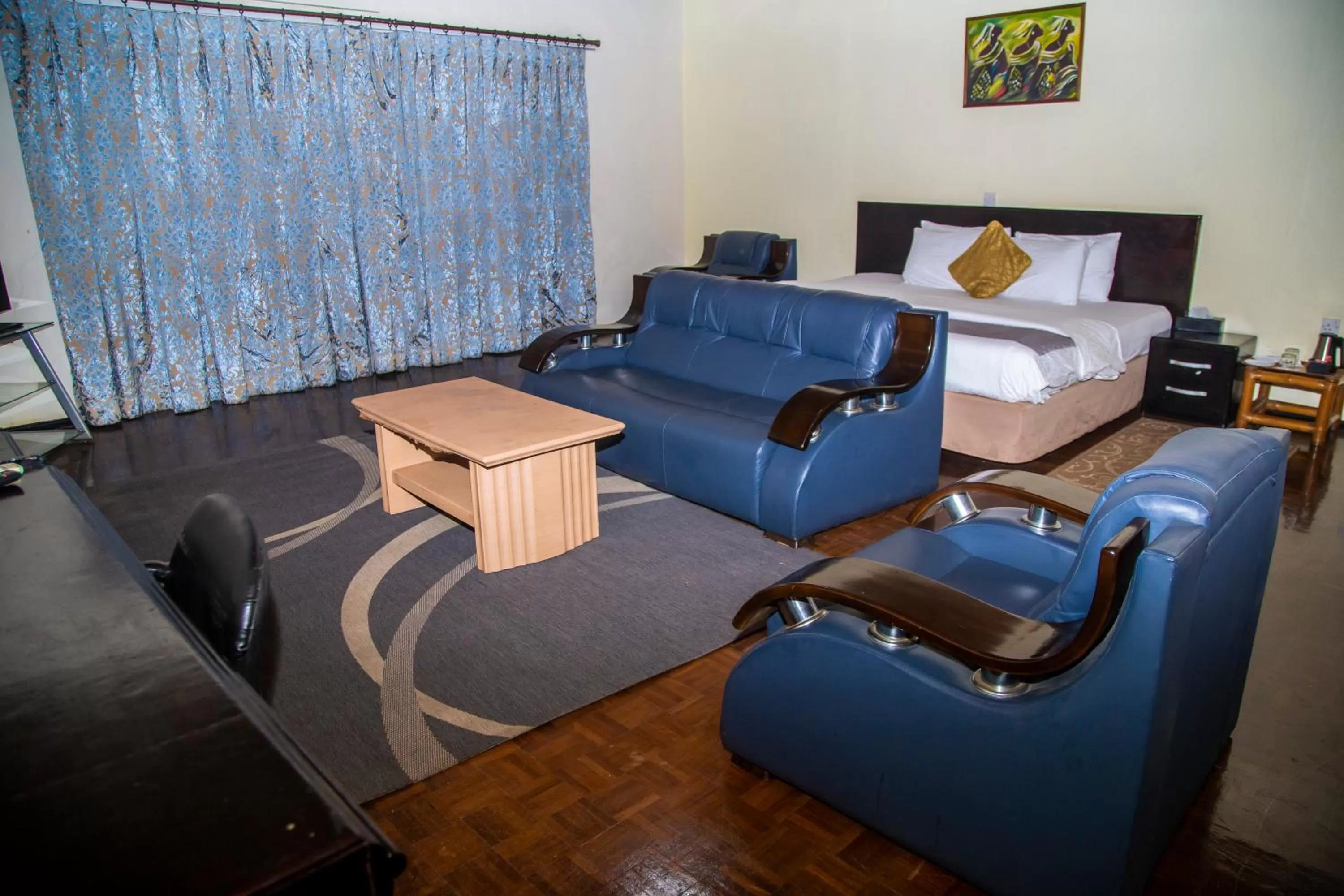 Bed in Airside Hotel