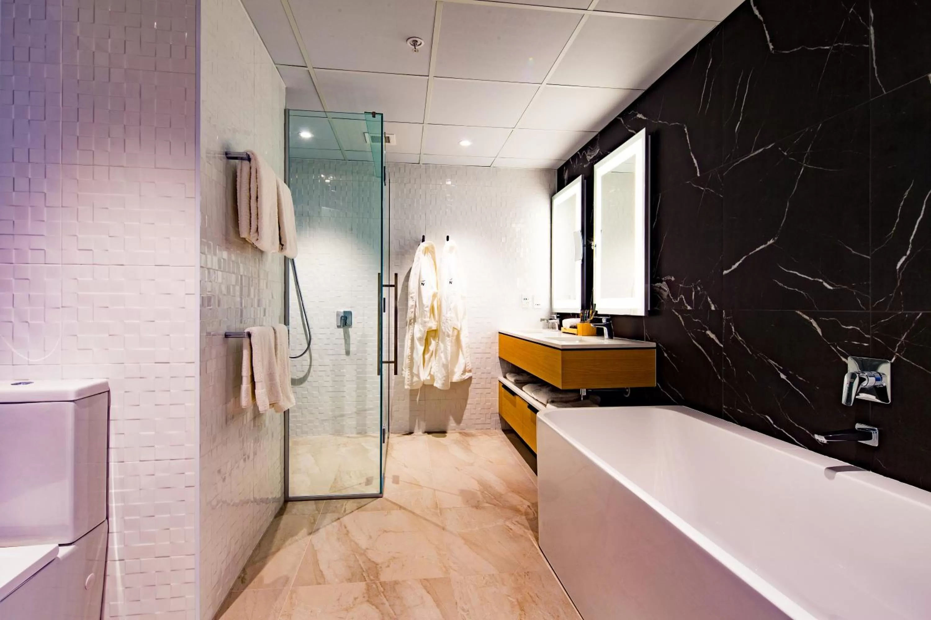 Bathroom in Novotel Tainui Hamilton