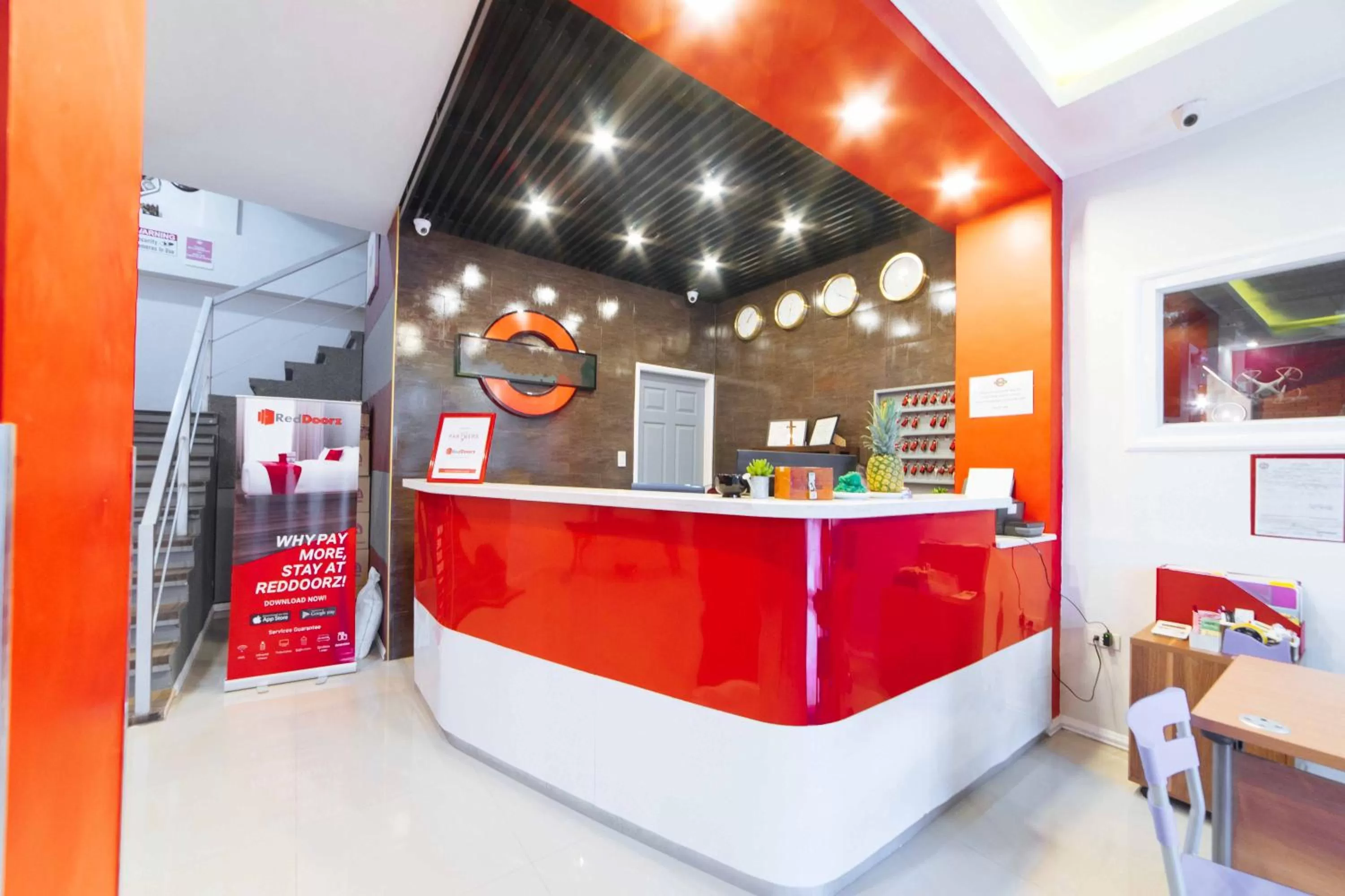 Lobby or reception in RedDoorz Plus near SM Lanang Davao
