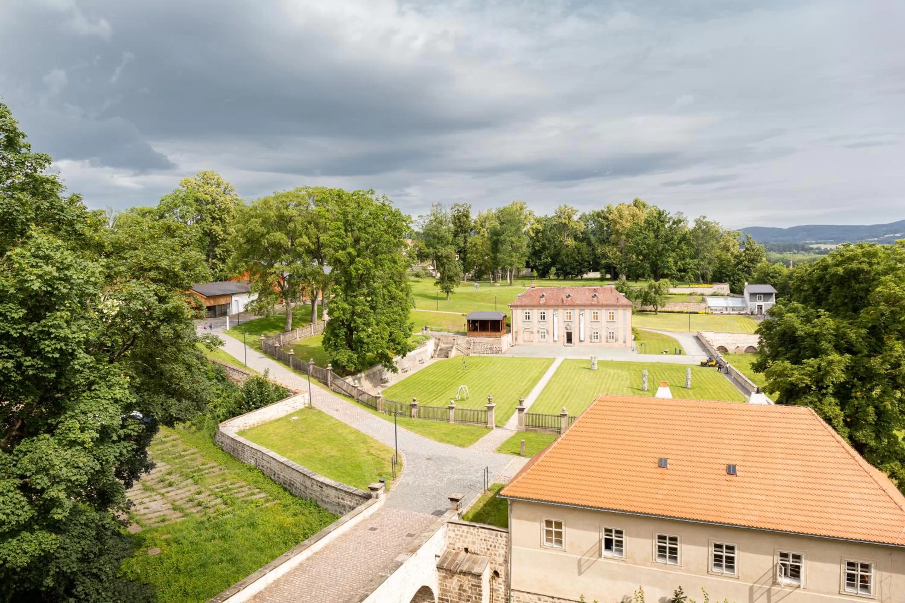 Garden, Bird's-eye View in Dům Hostů Klášter Broumov