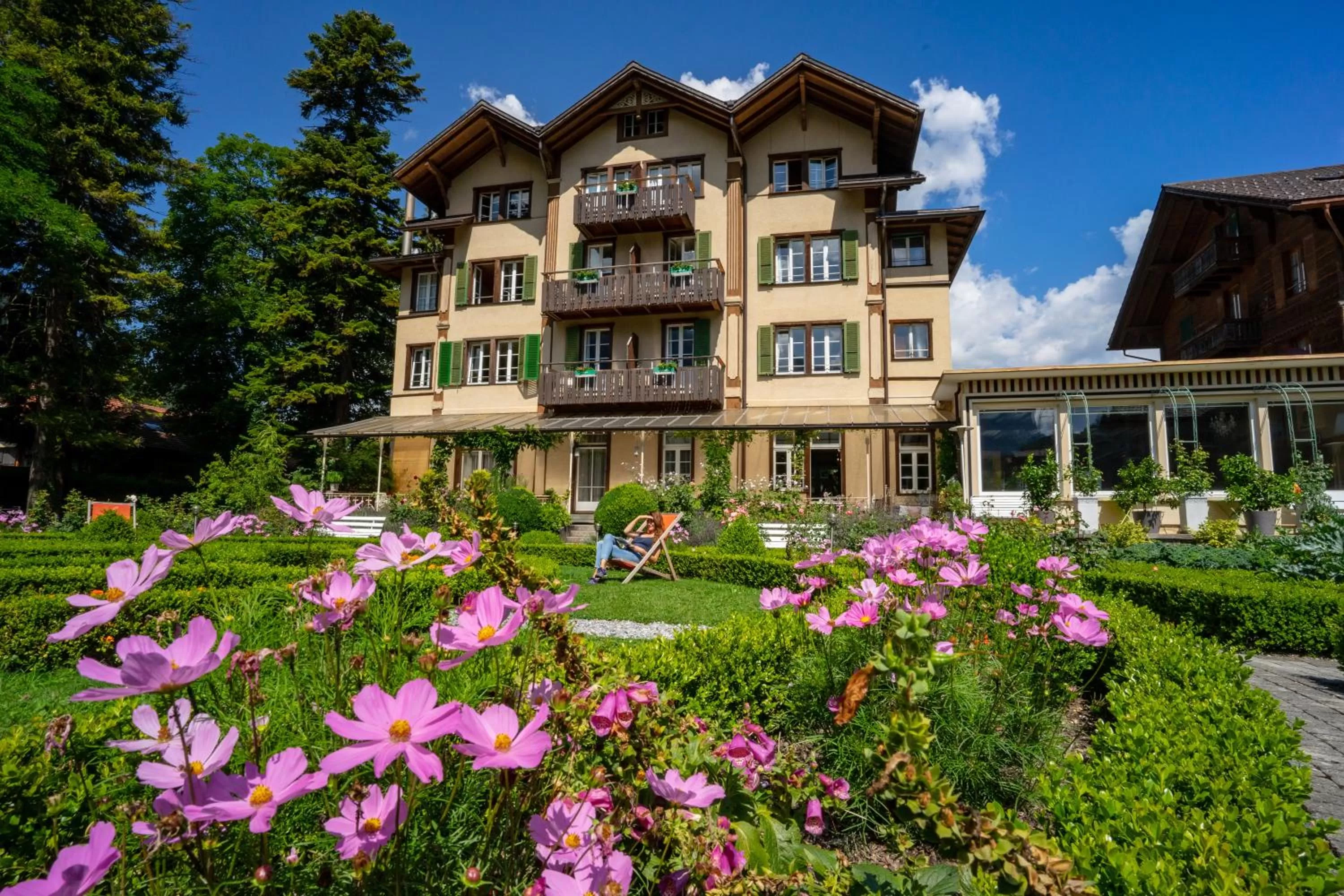 Property building in Alpenrose Hotel and Gardens