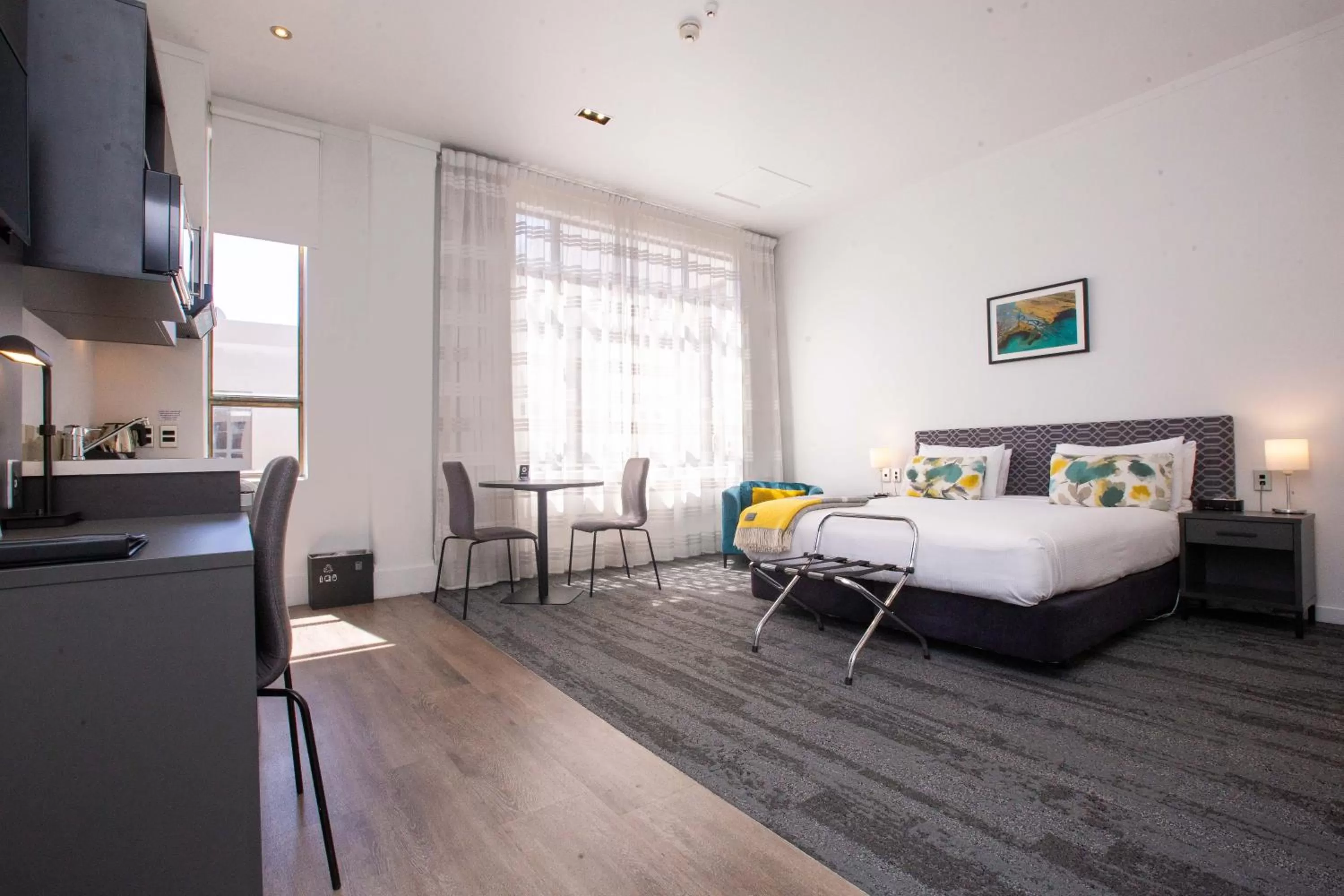 Bed in Quest Invercargill Serviced Apartments