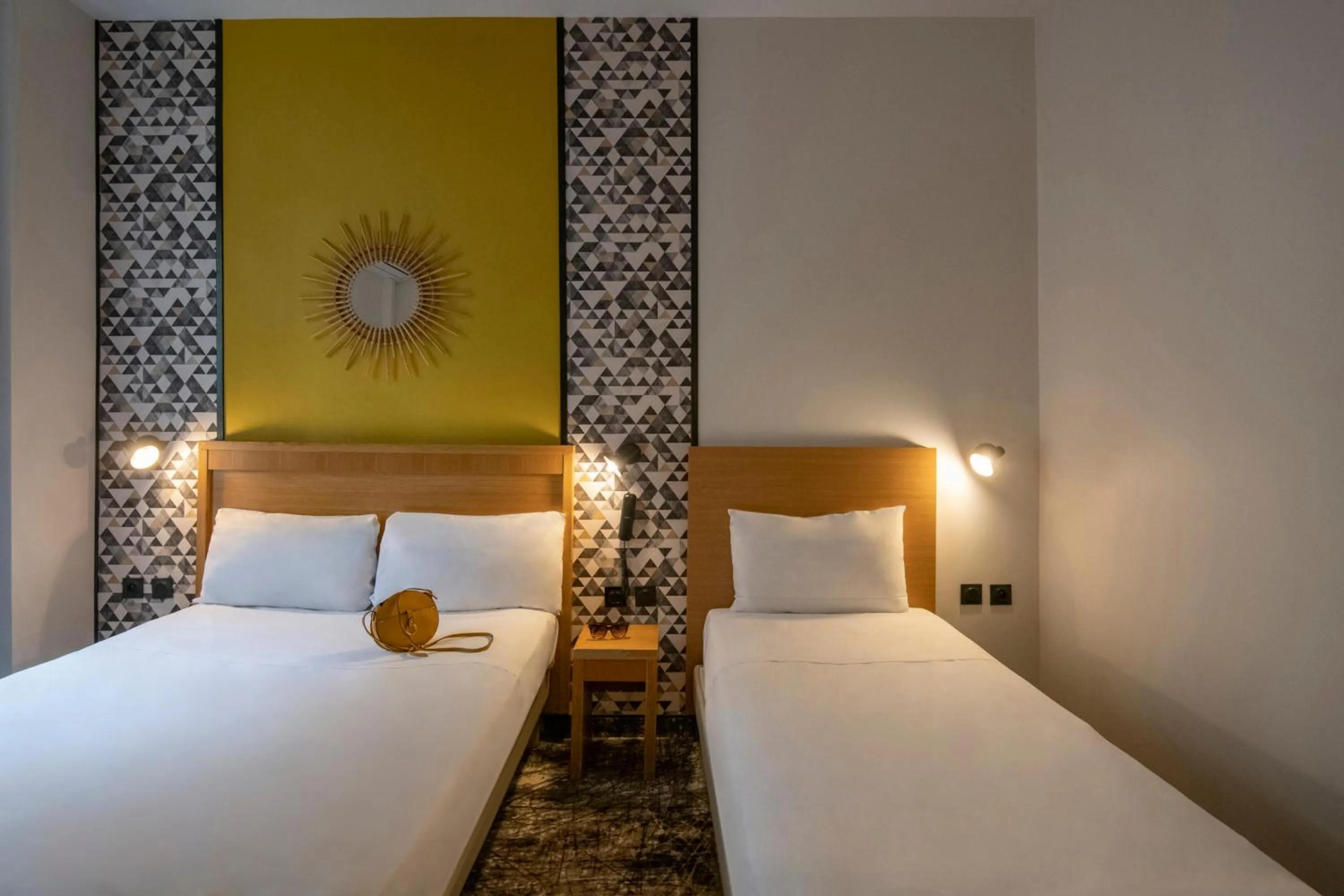 Bed in Hotel d'Ostende