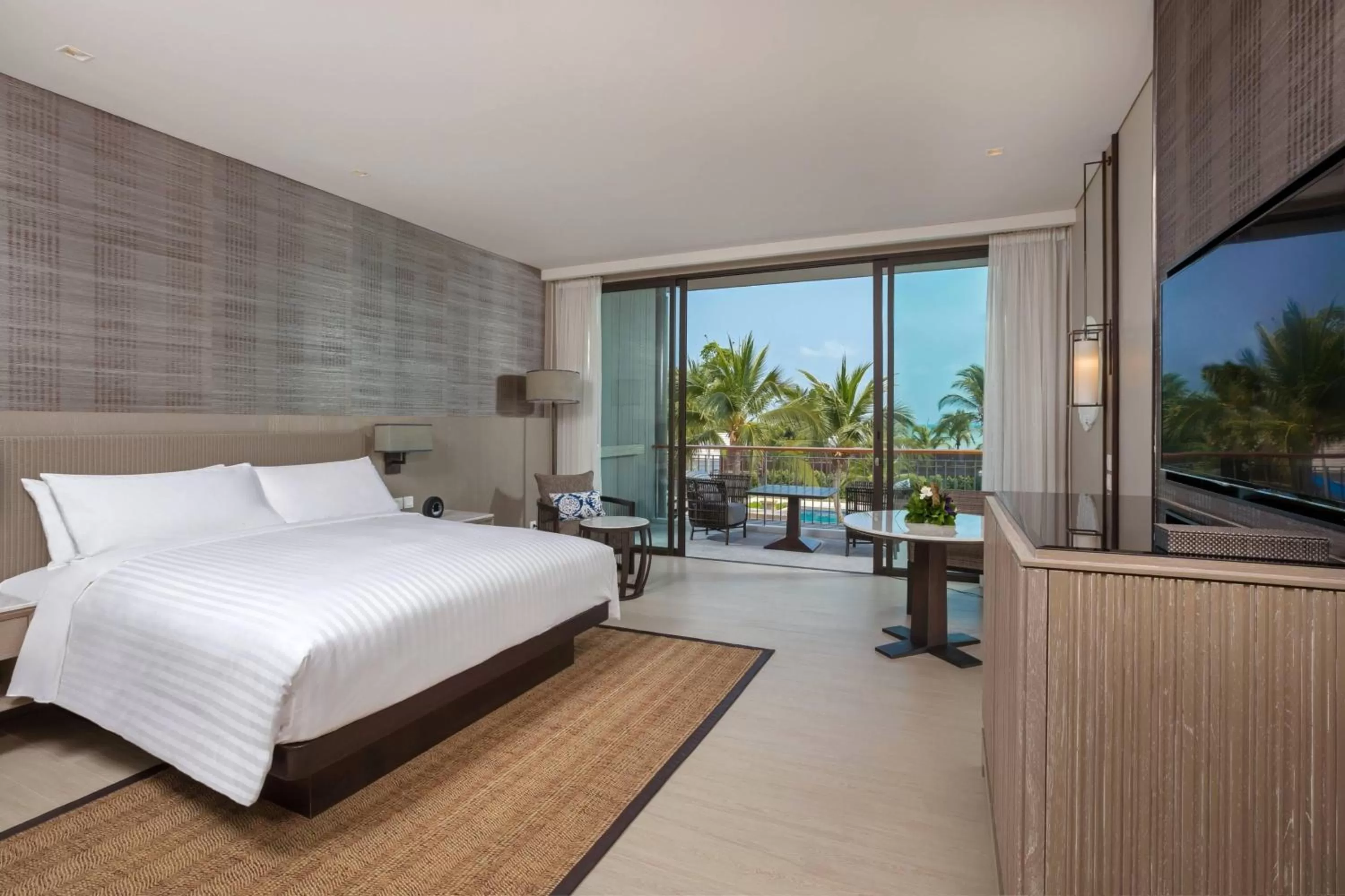Photo of the whole room, Bed in Phuket Marriott Resort and Spa, Nai Yang Beach