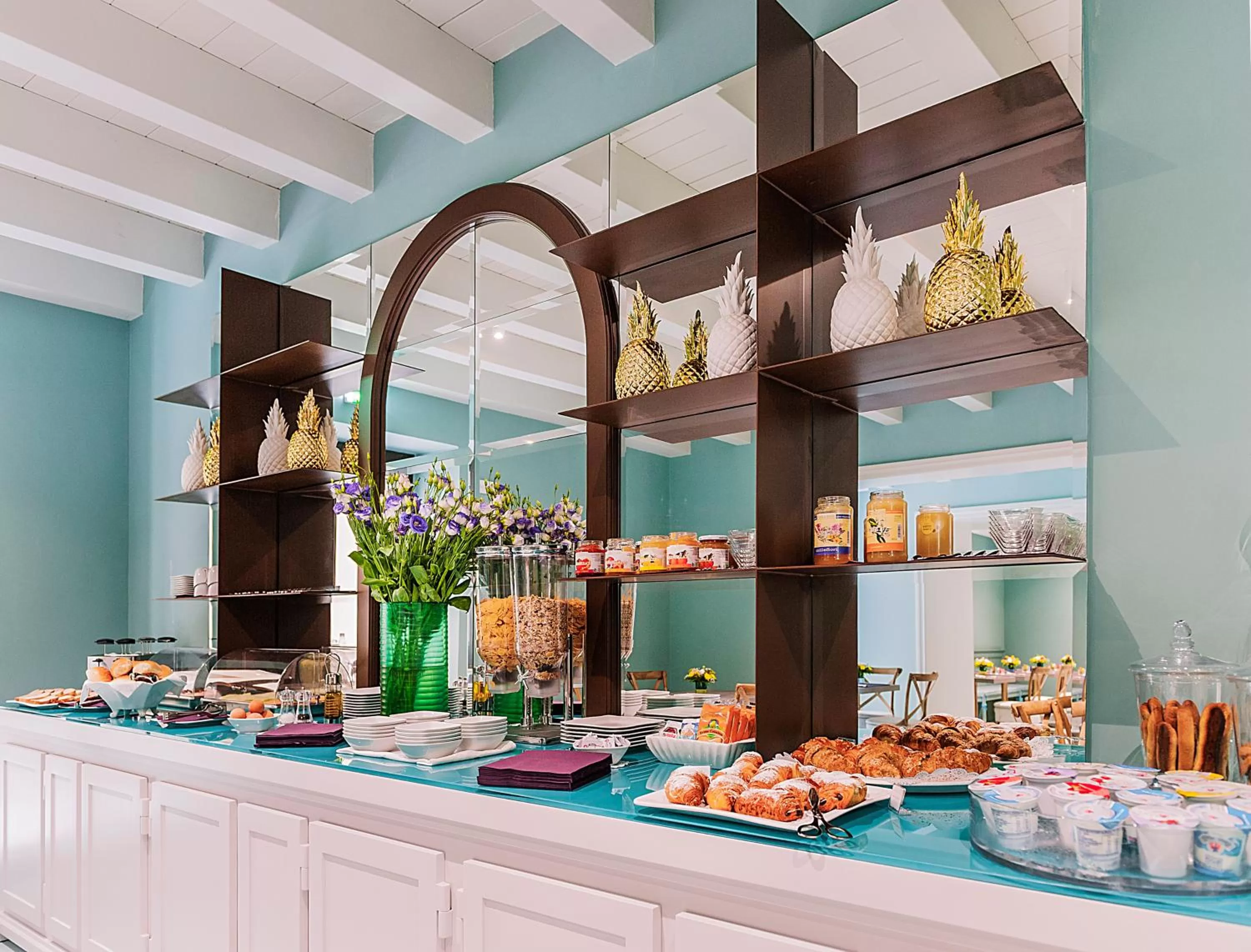 Continental breakfast in Hotel San Michele