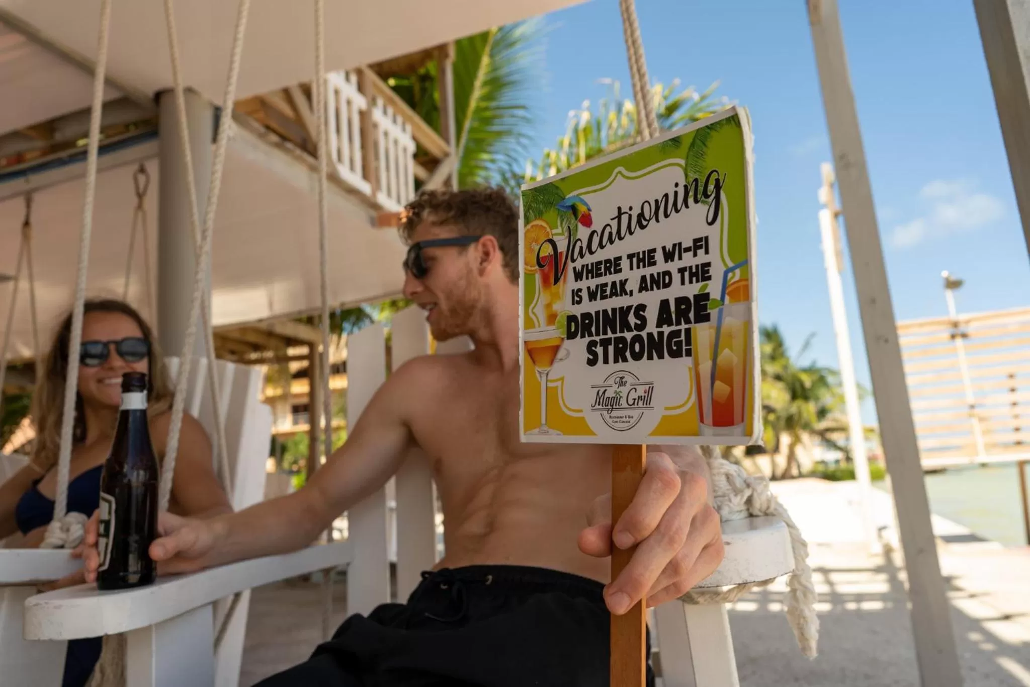 People in Island Magic Beach Resort