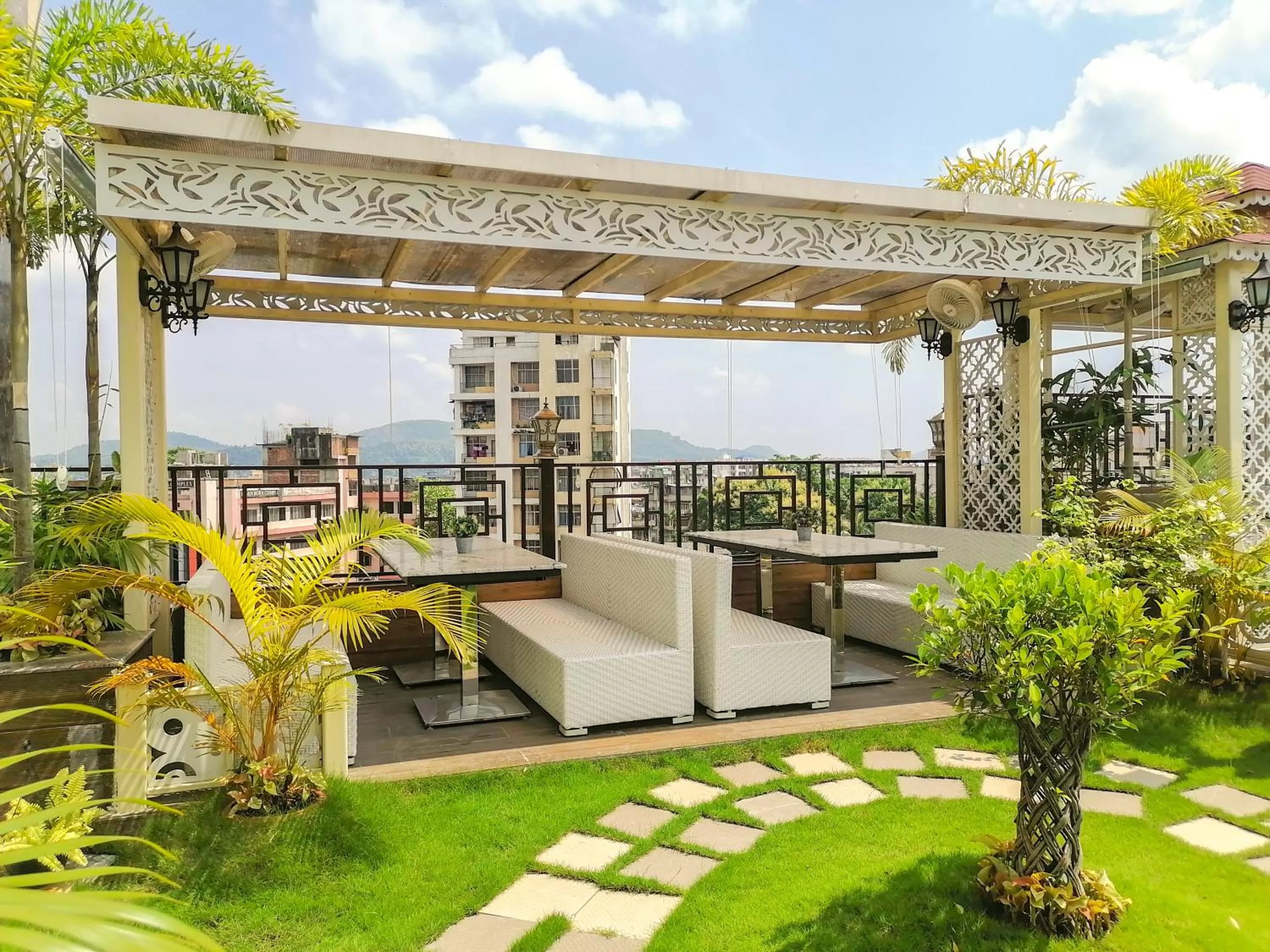 Garden in Ghar 365 Residency