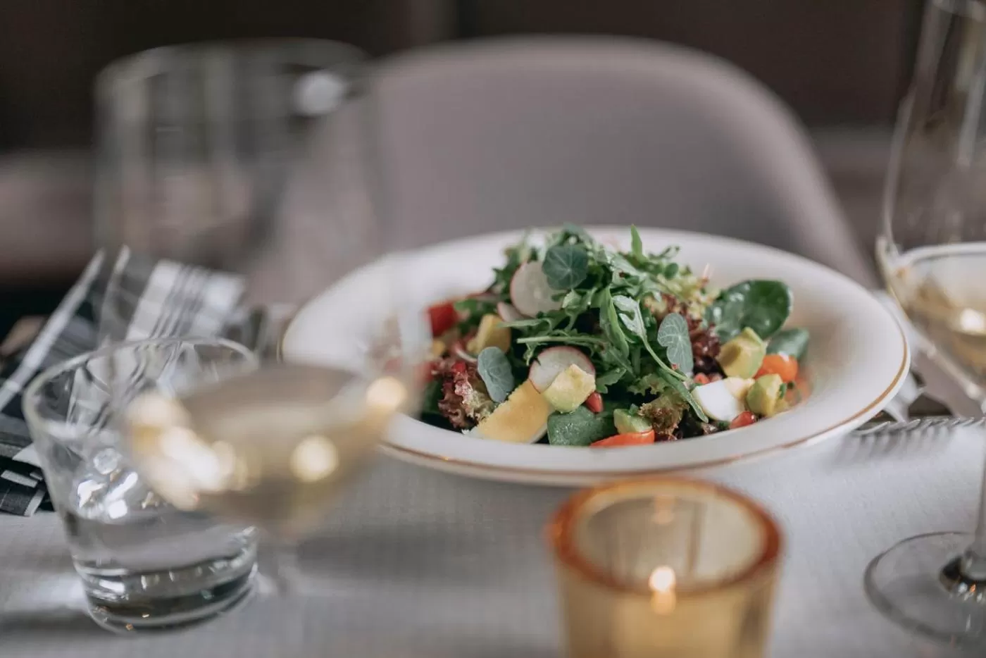 Food close-up in Hotel Märthof Basel