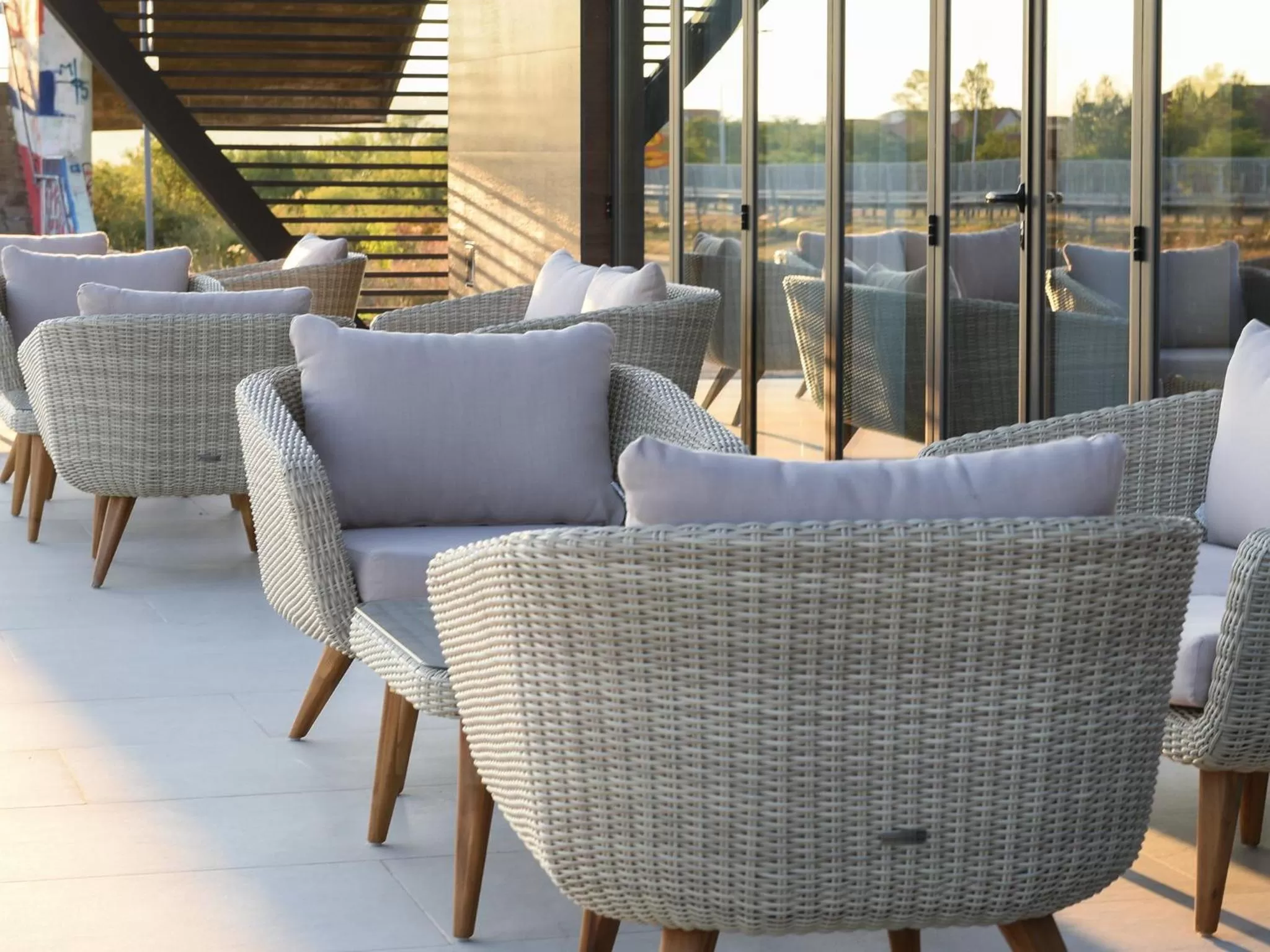 Balcony/Terrace, Seating Area in Hotel Ideo Lux