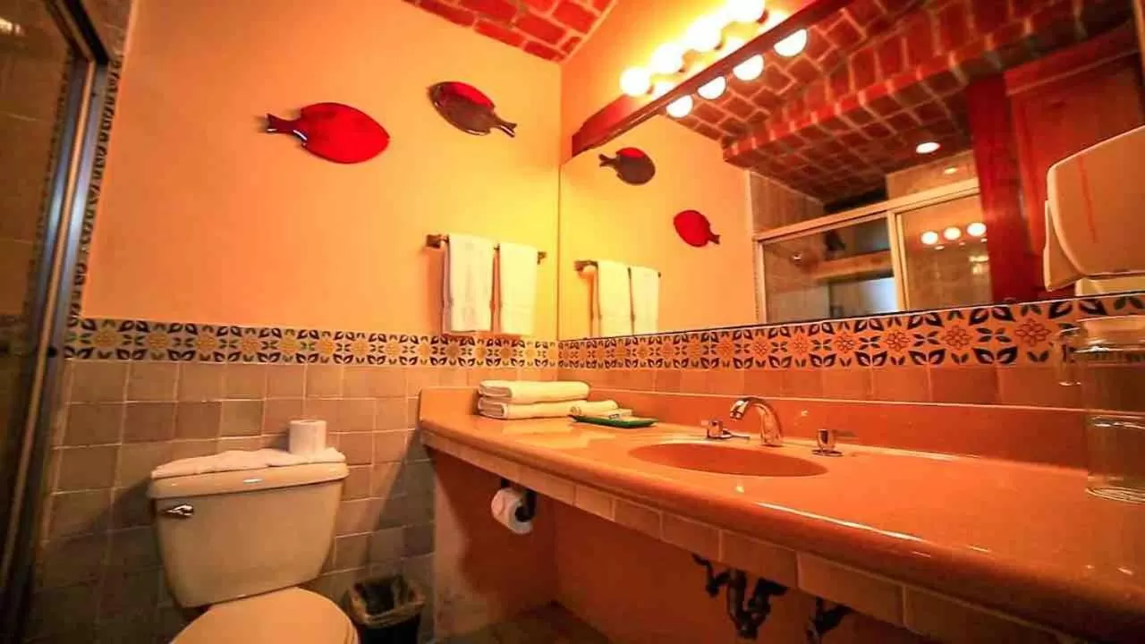 Bathroom in Hotel San Buenaventura de Atitlán