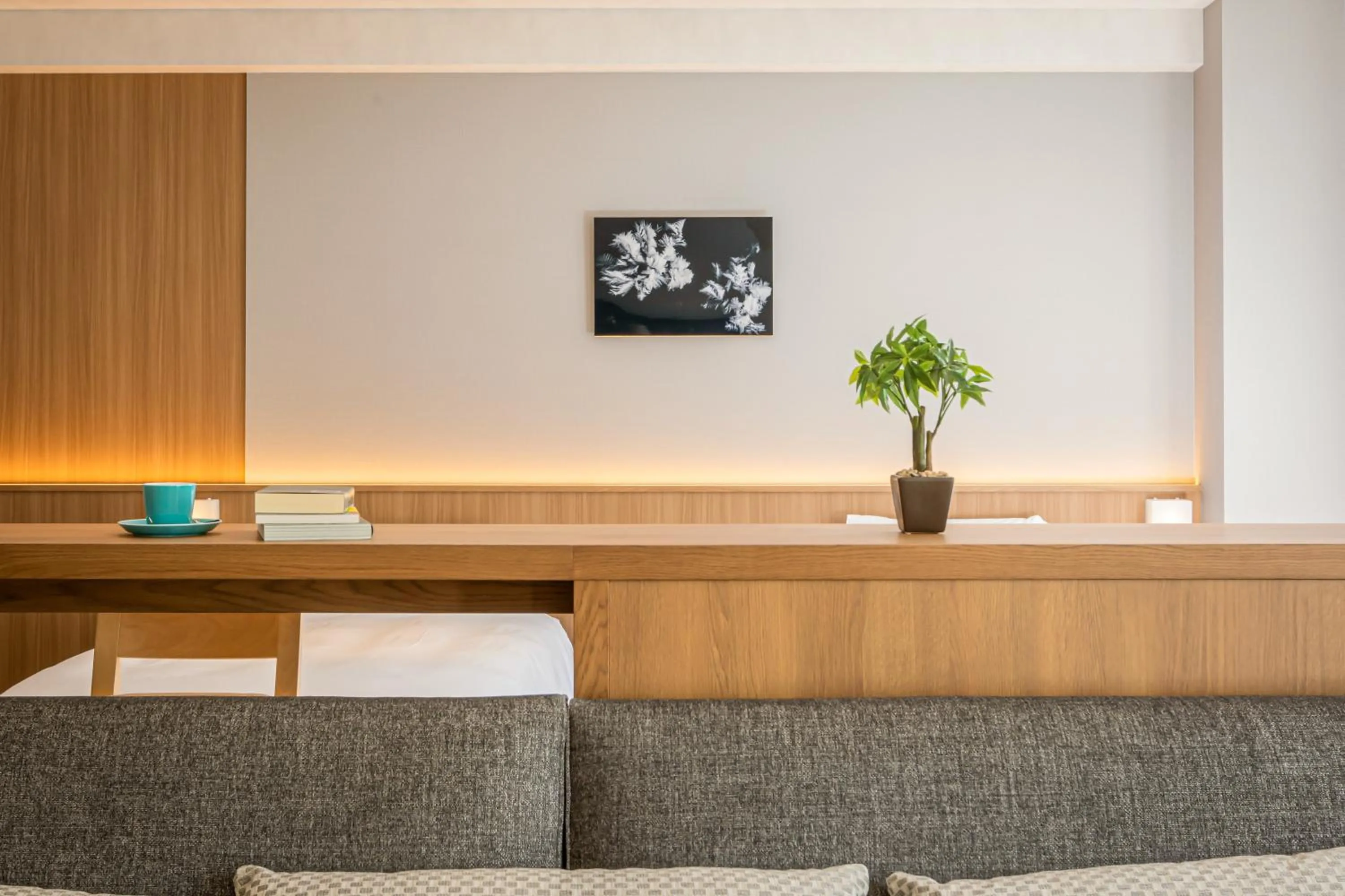 Living room in Higashikawa Asahidake Onsen Hotel Bear Monte