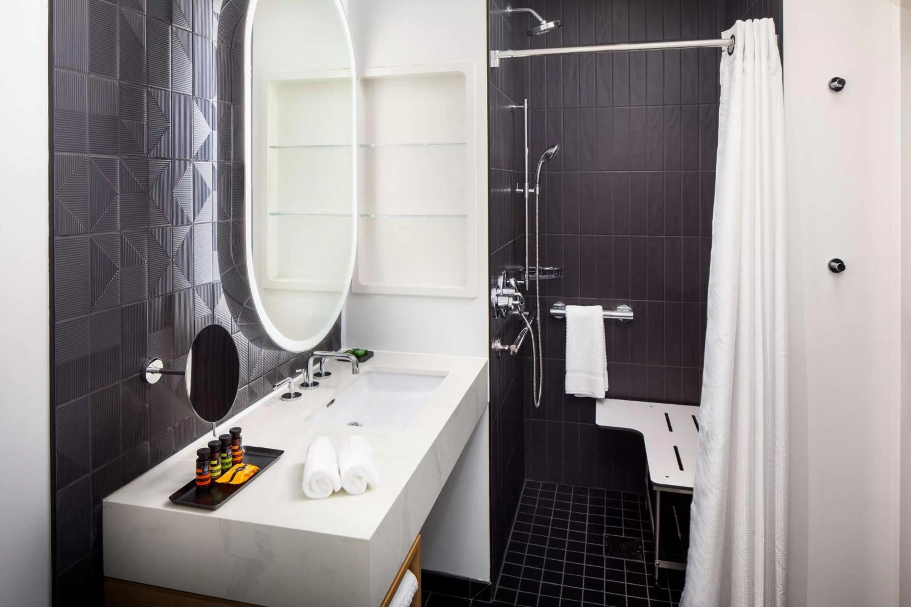 Bathroom in Canopy By Hilton Grand Rapids Downtown