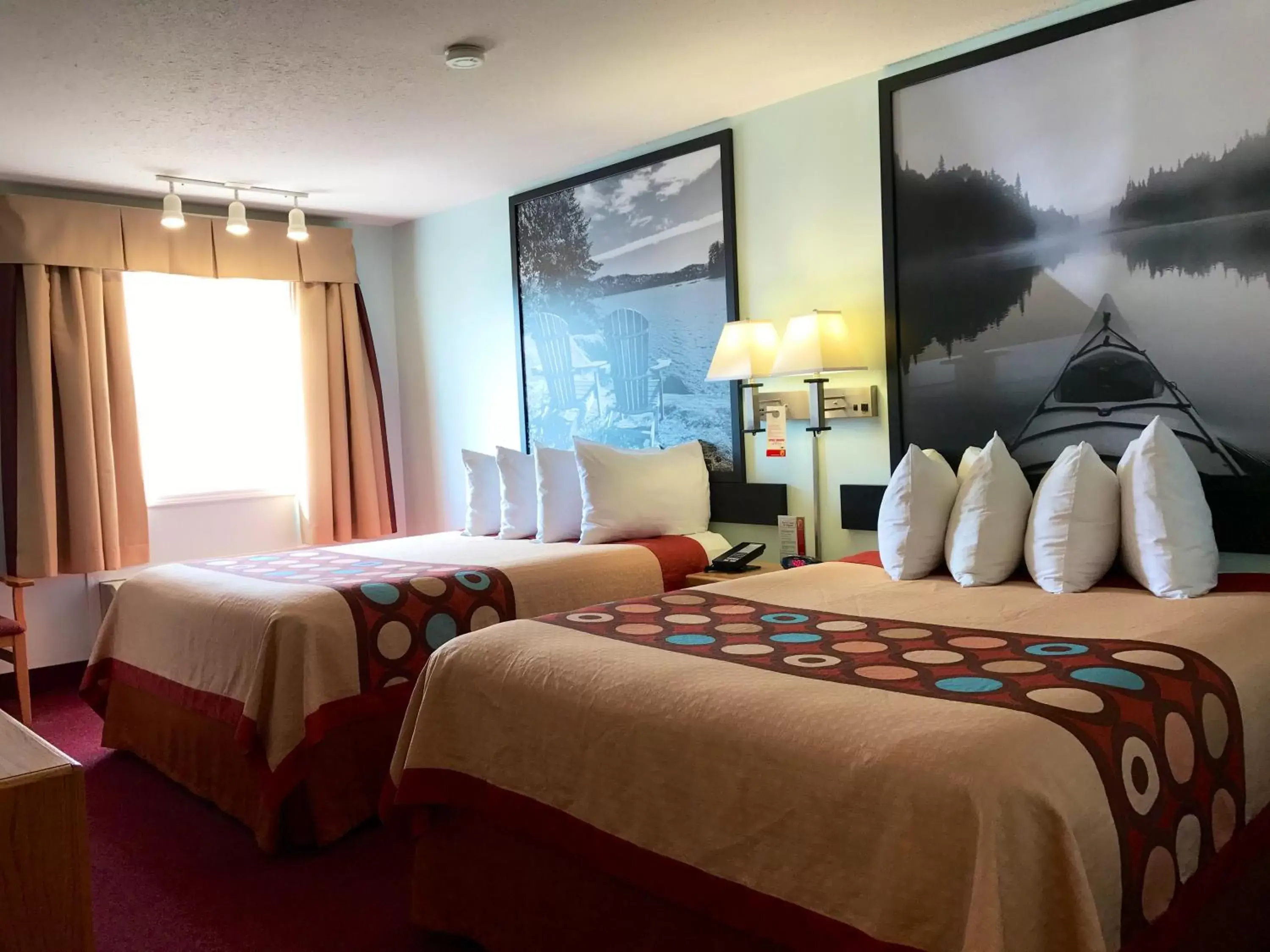 Standard Queen Room with Two Queen Beds in Super 8 by Wyndham Kindersley Standard Queen Room with Two Queen Beds in Super 8 by Wyndham Kindersley